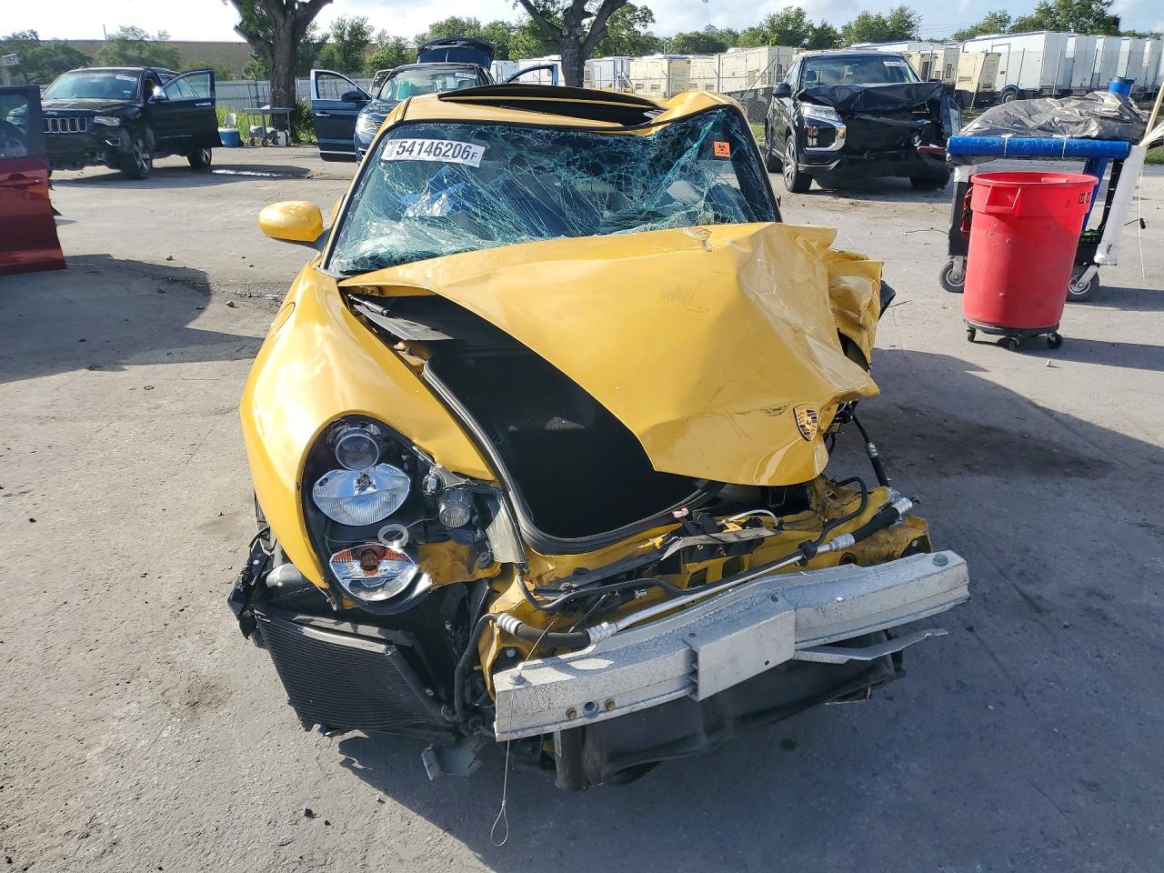 2003 Porsche 911 Turbo Yellow vin: WP0AB29933S686037