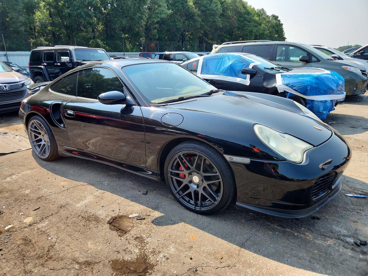 2001 Porsche 911 Turbo Black vin: WP0AB29961S686434