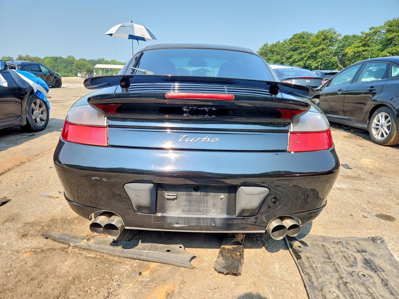 2001 Porsche 911 Turbo Black vin: WP0AB29961S686434