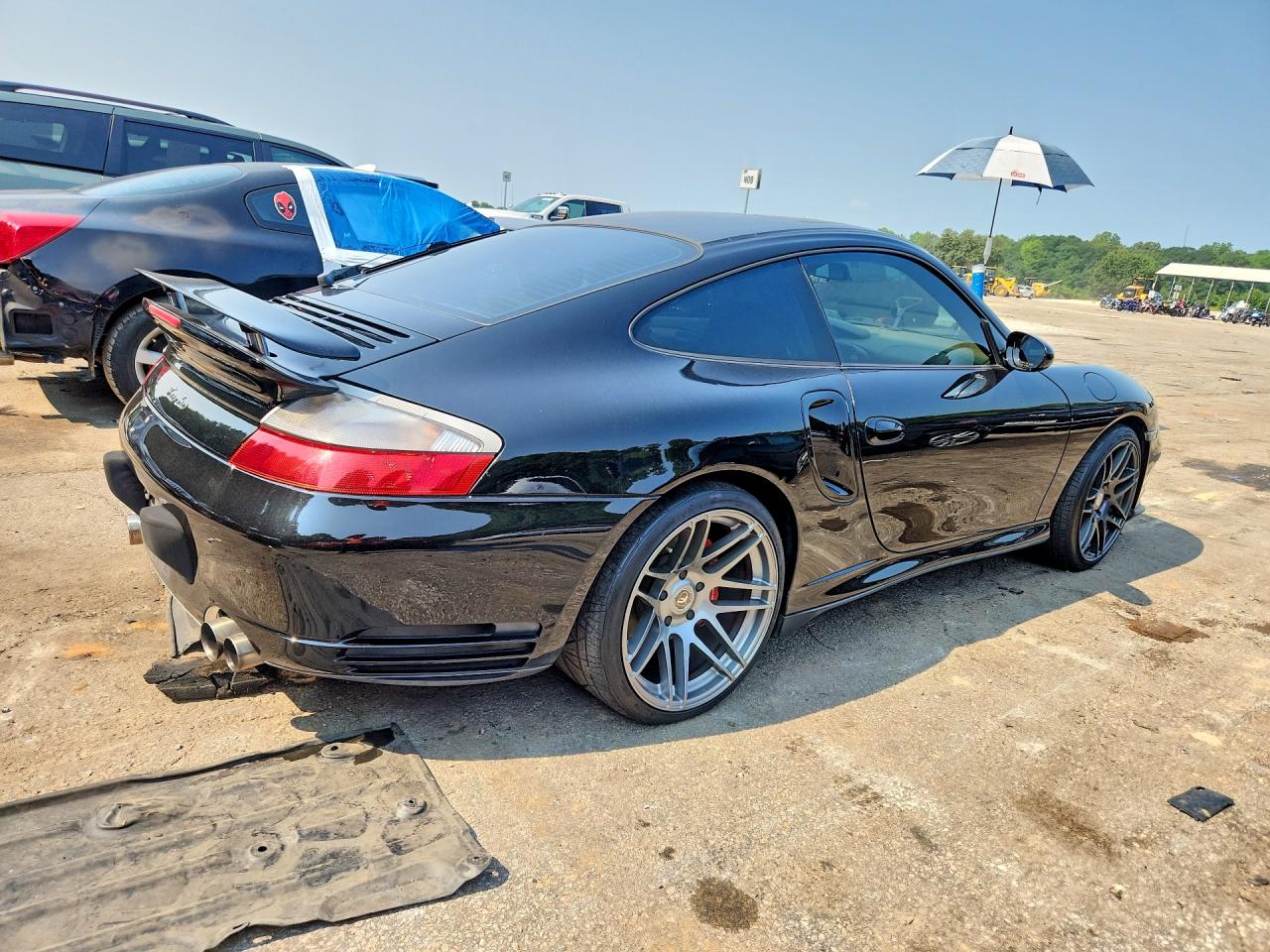 2001 Porsche 911 Turbo Black vin: WP0AB29961S686434
