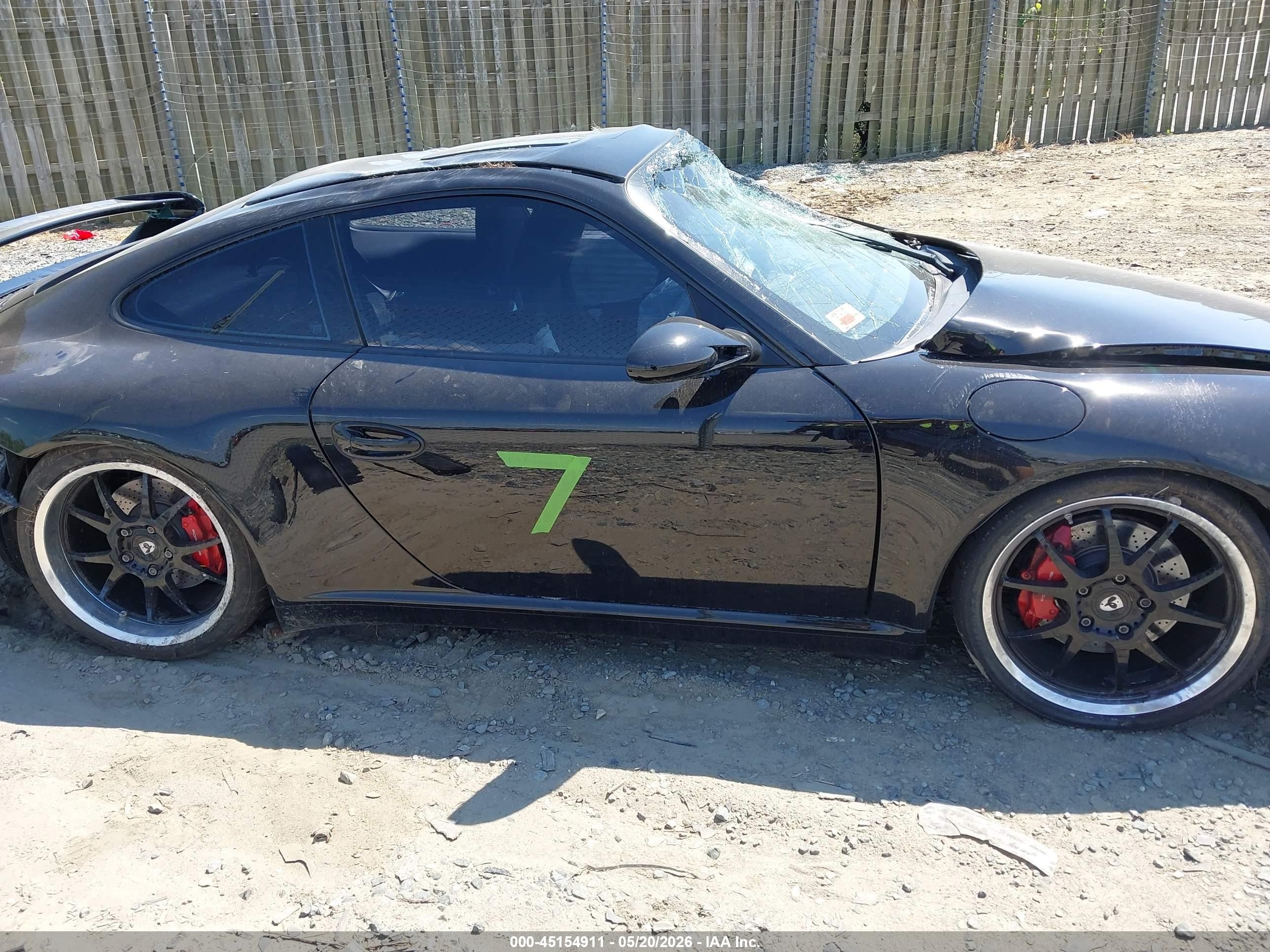 2007 Porsche 911 Carrera 4s/carrera S Black vin: WP0AB29987S730068