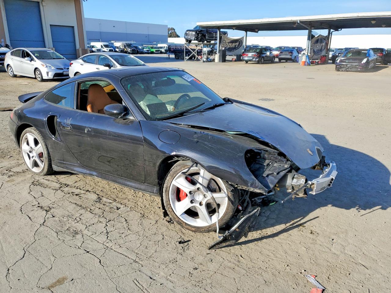 2003 Porsche 911 Turbo Black vin: WP0AB29993S686740