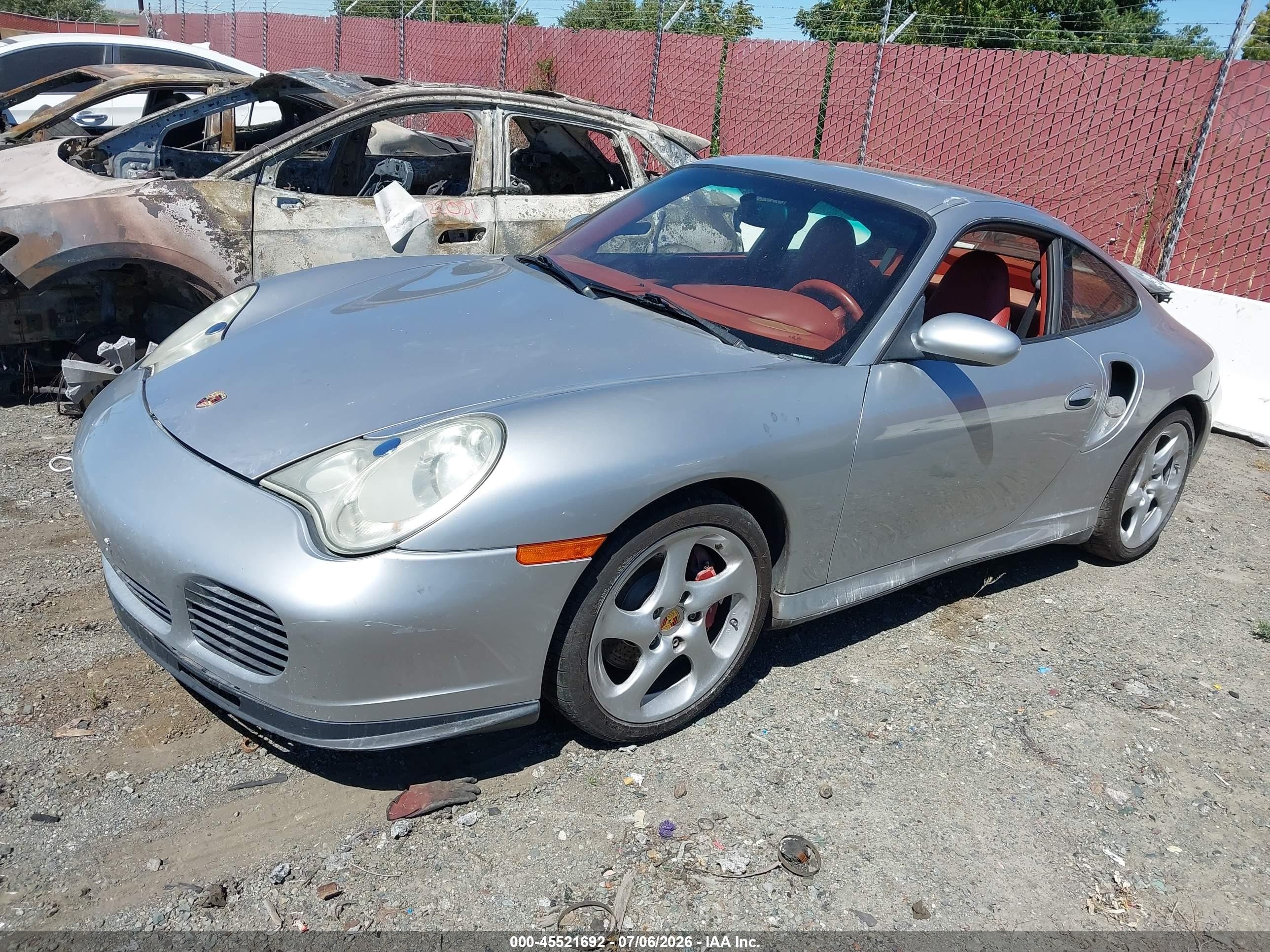 2002 Porsche 911 Carrera Gray vin: WP0AB299X2S687006