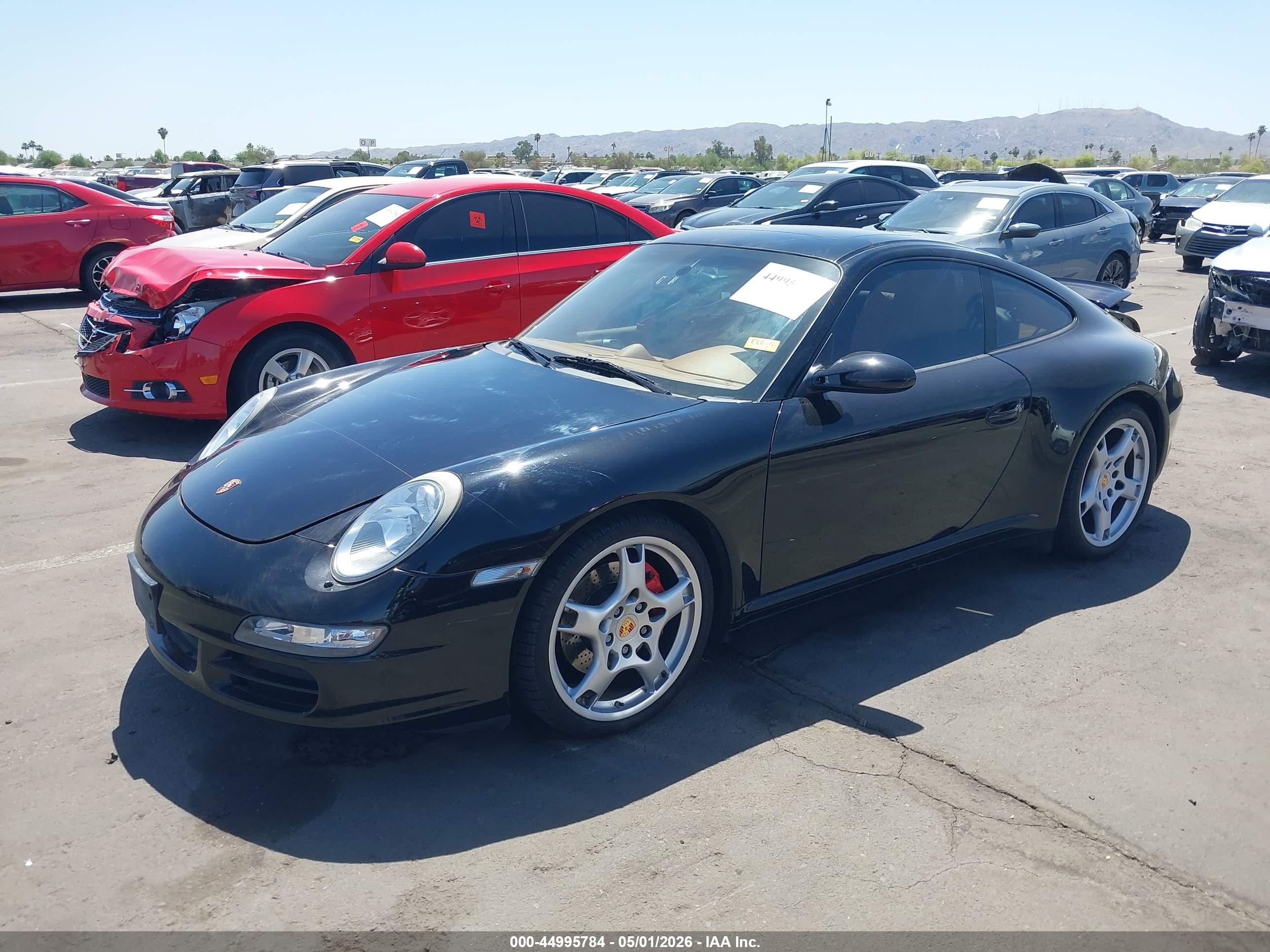 2008 Porsche 911 Carrera 4s Black vin: WP0AB299X8S732292