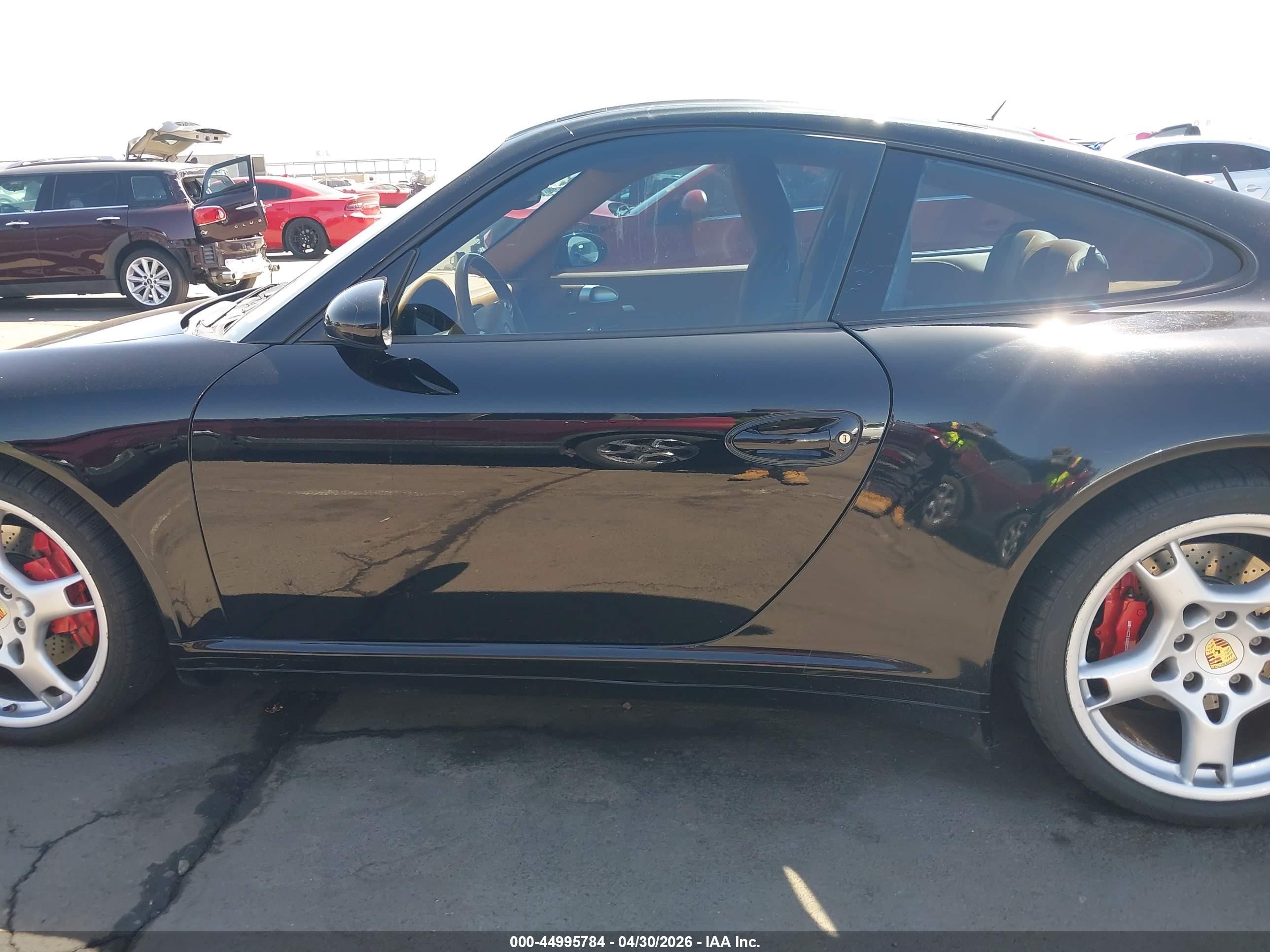 2008 Porsche 911 Carrera 4s Black vin: WP0AB299X8S732292