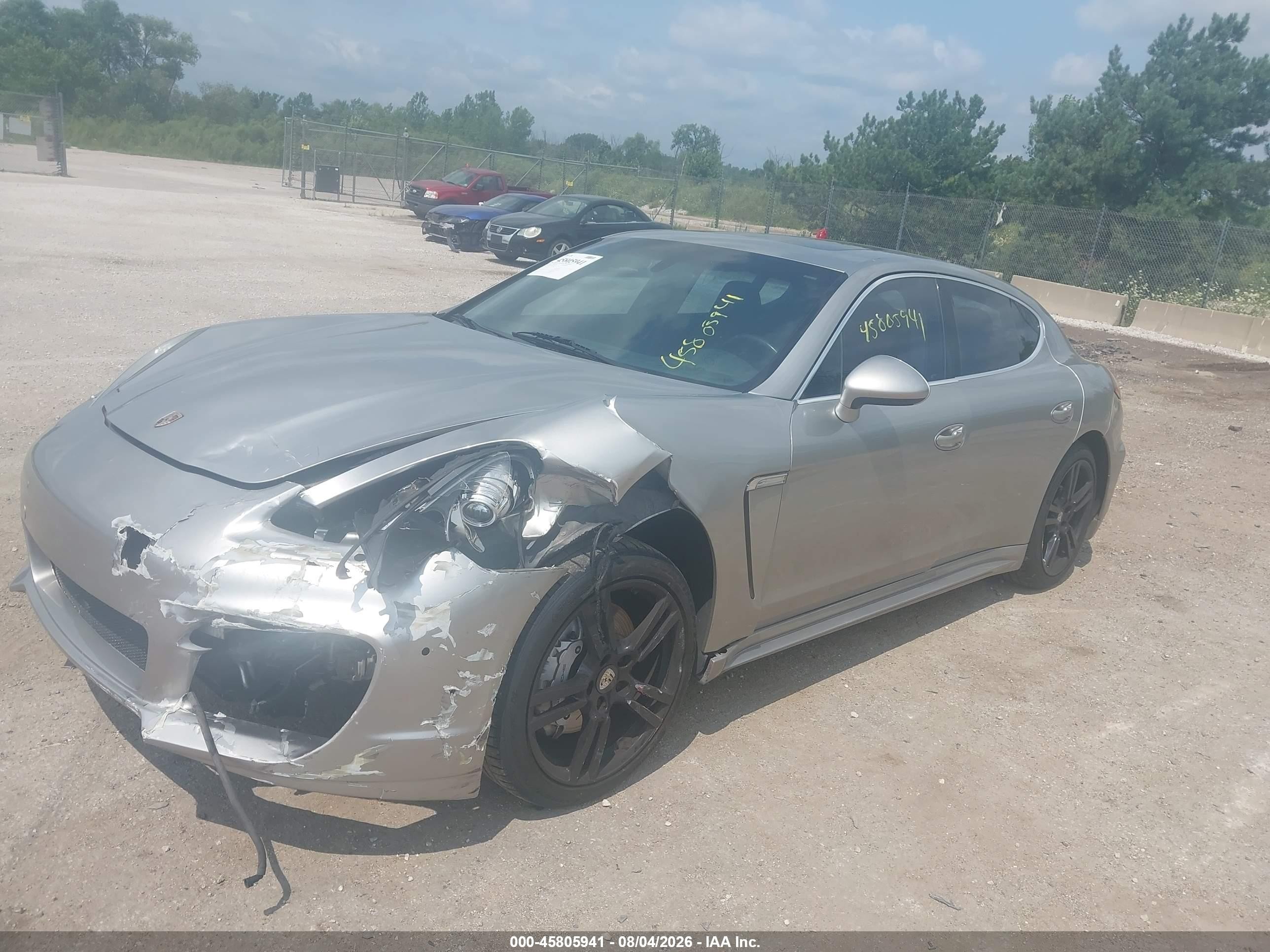 2011 Porsche Panamera S Silver vin: WP0AB2A70BL061159