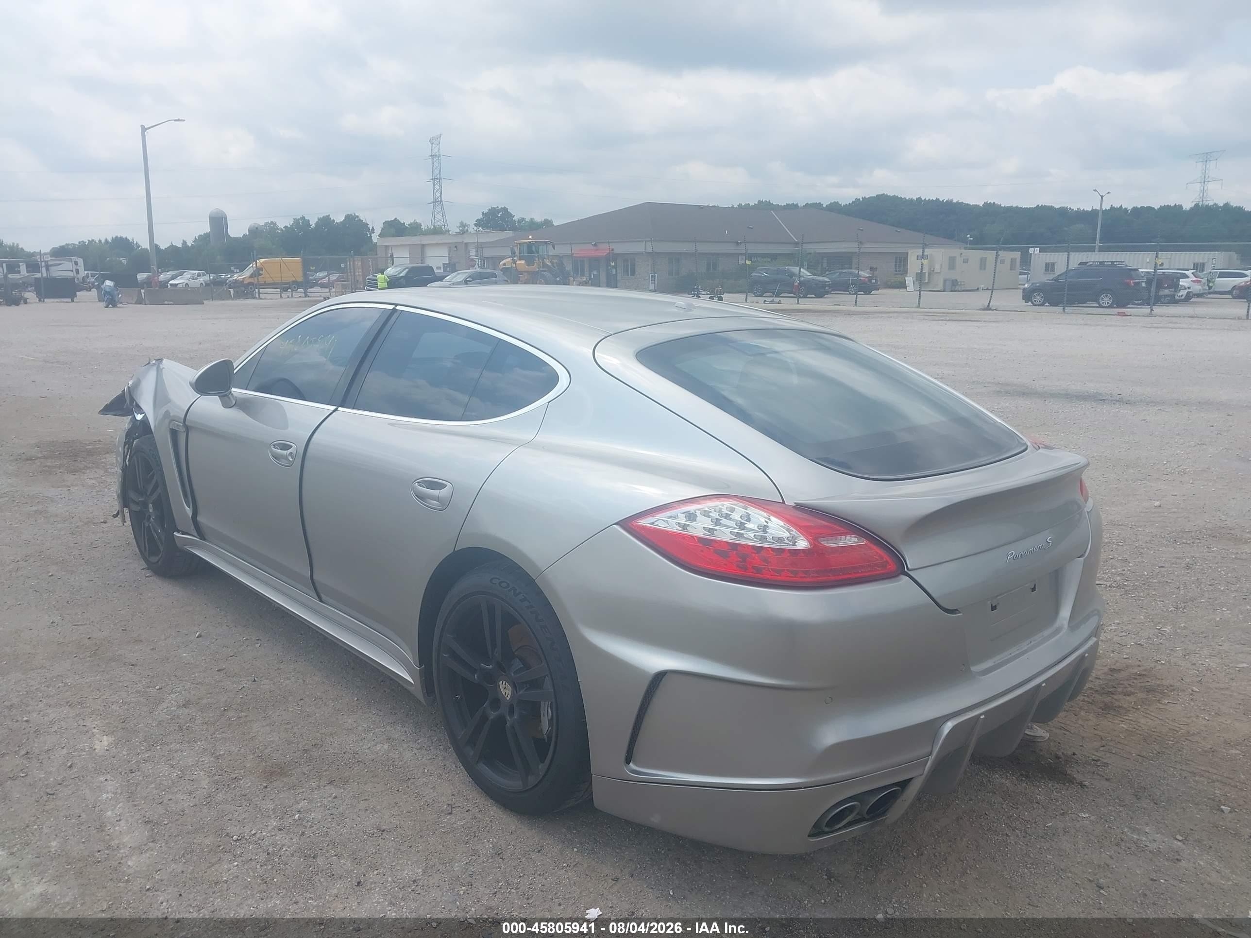 2011 Porsche Panamera S Silver vin: WP0AB2A70BL061159