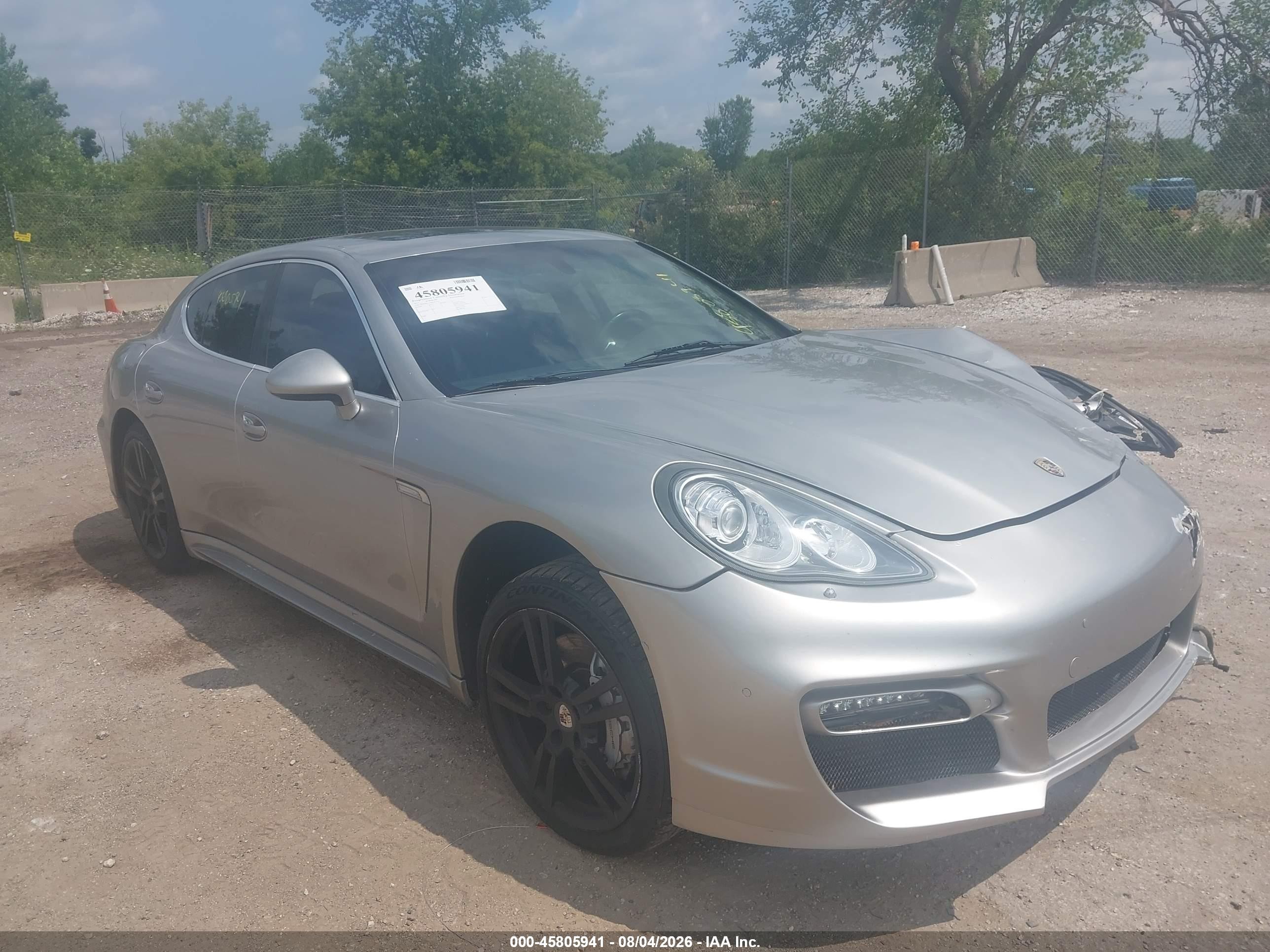 2011 Porsche Panamera S Silver vin: WP0AB2A70BL061159