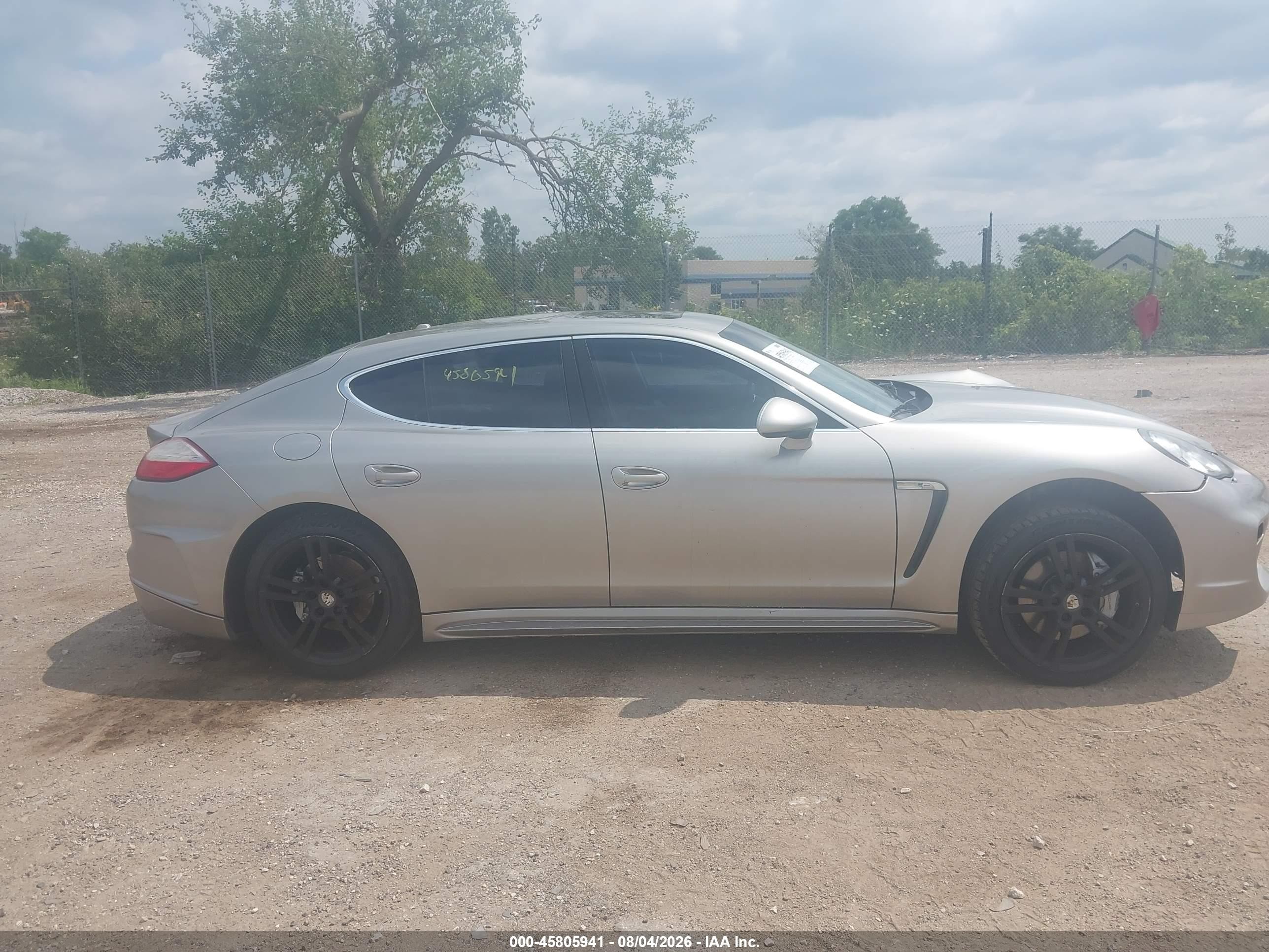 2011 Porsche Panamera S Silver vin: WP0AB2A70BL061159