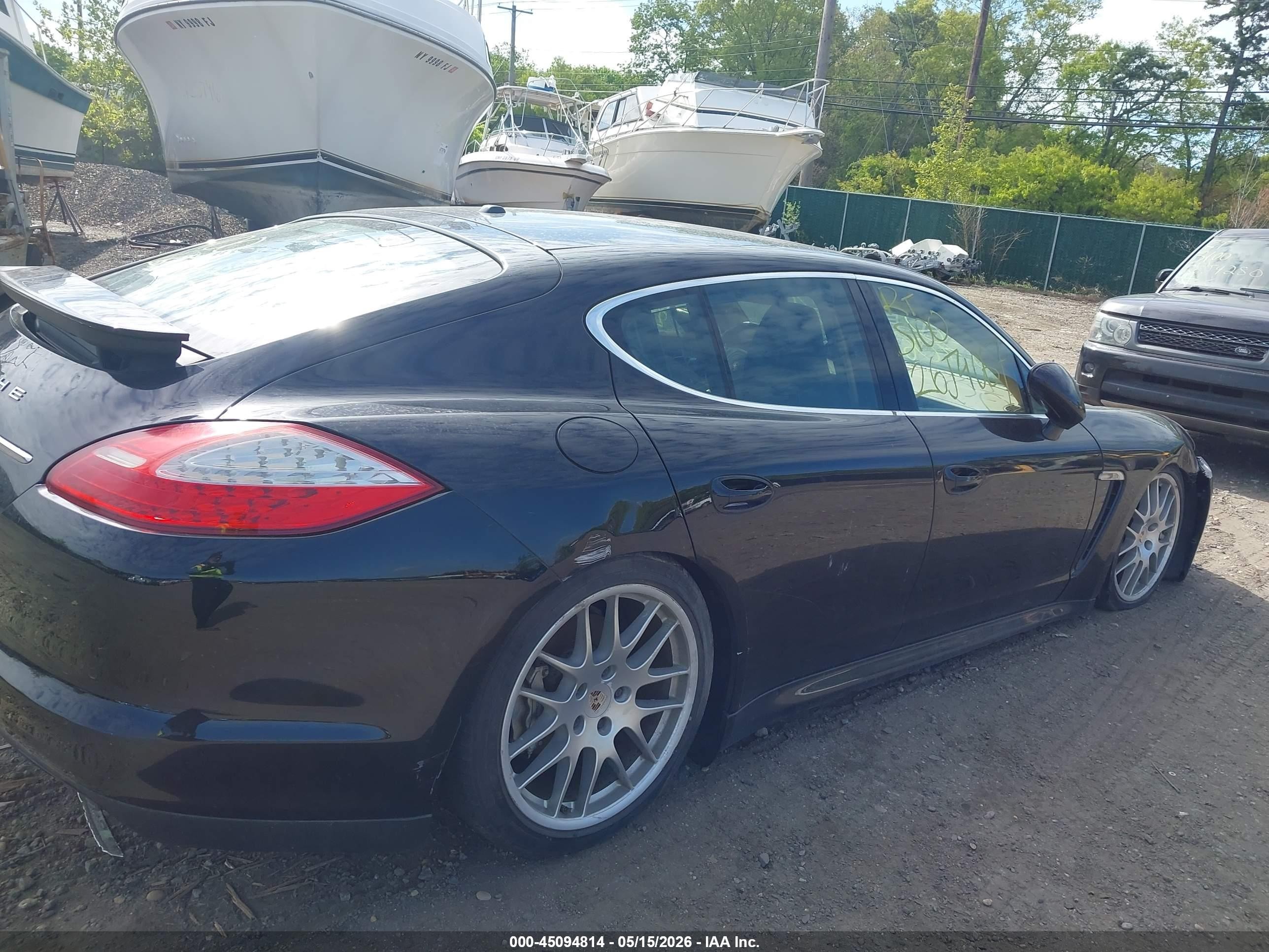 2012 Porsche Panamera 4s Black vin: WP0AB2A70CL061356