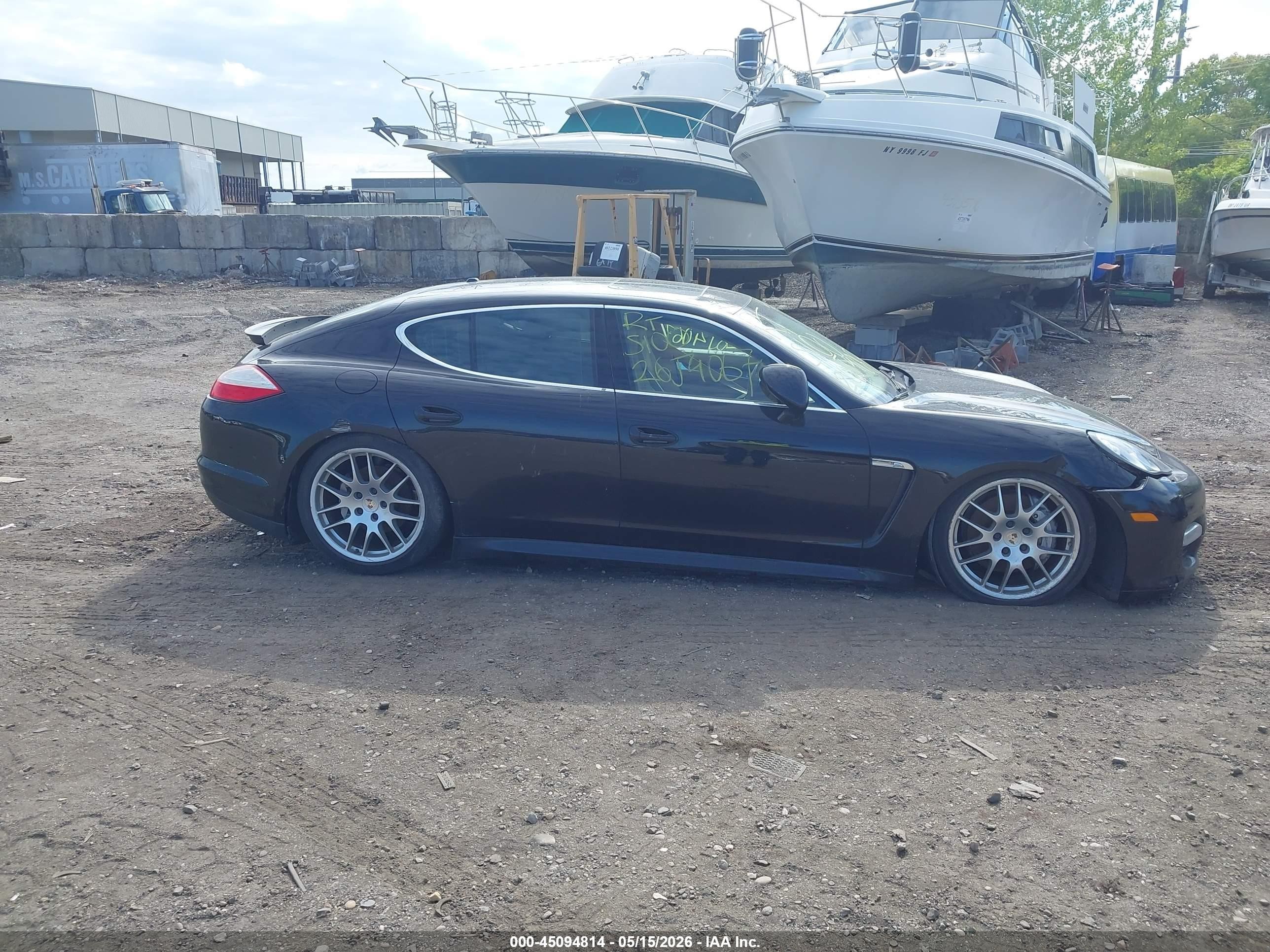 2012 Porsche Panamera 4s Black vin: WP0AB2A70CL061356