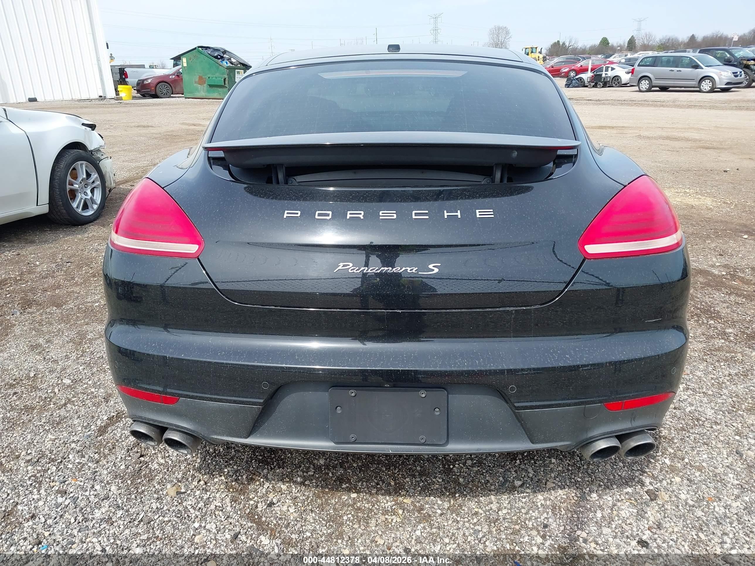 2014 Porsche Panamera S Black vin: WP0AB2A70EL055639