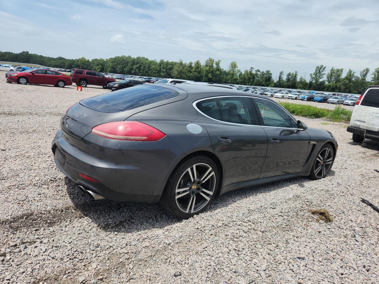 2014 Porsche Panamera S Gray vin: WP0AB2A71EL055522
