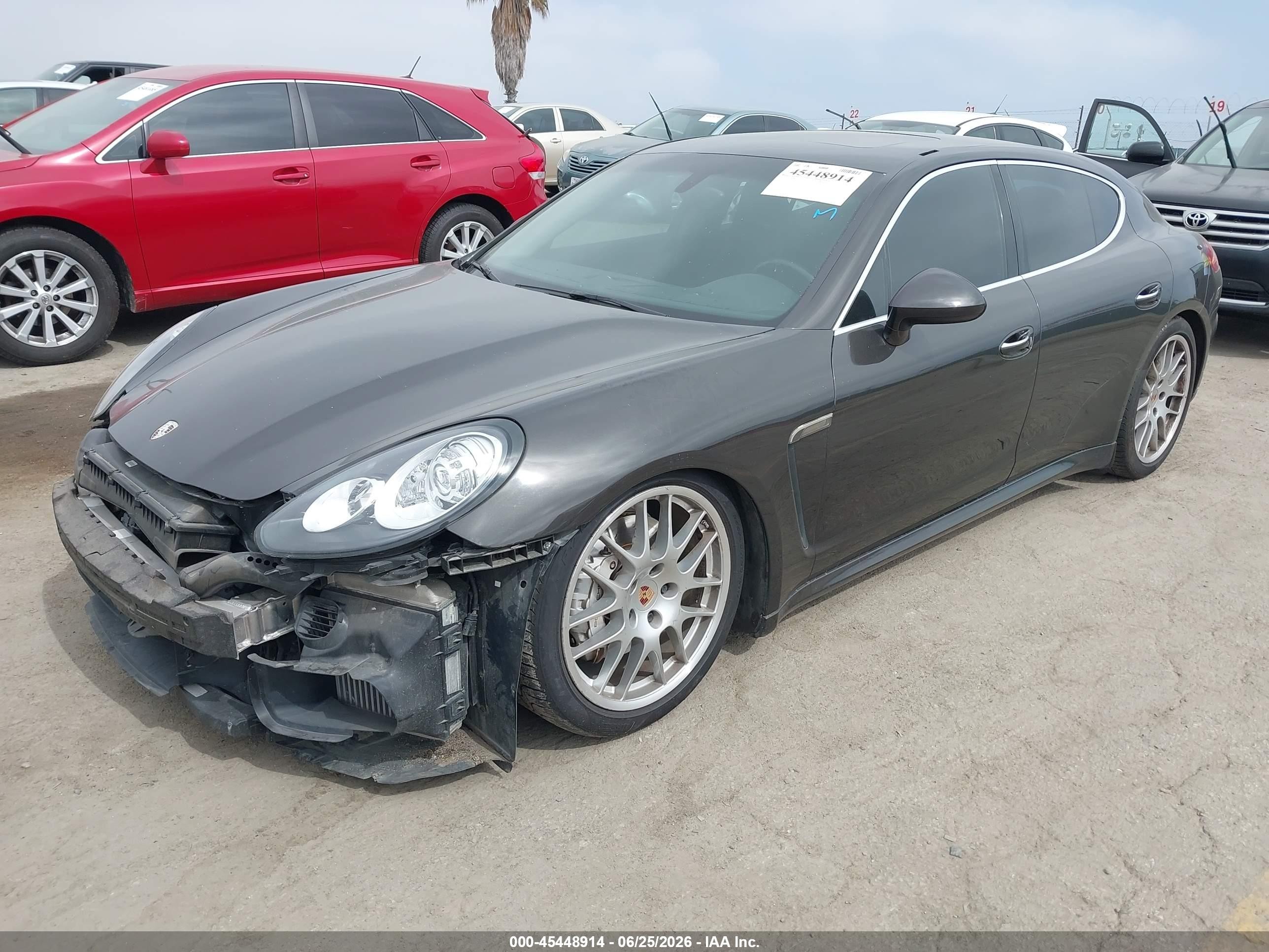 2014 Porsche Panamera 4s Black vin: WP0AB2A71EL055598