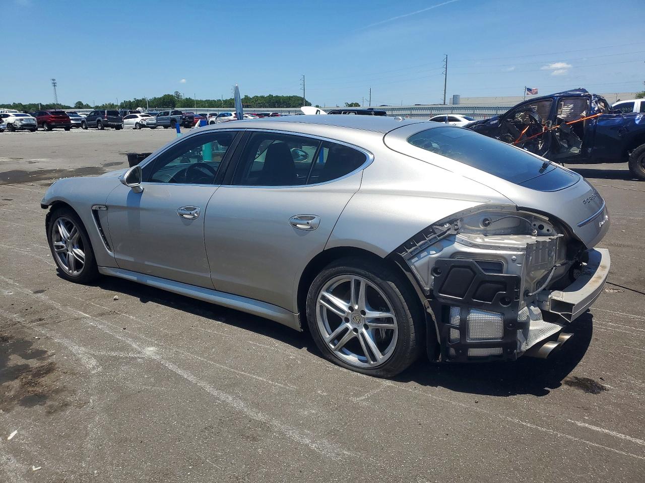 2010 Porsche Panamera S Silver vin: WP0AB2A72AL063025