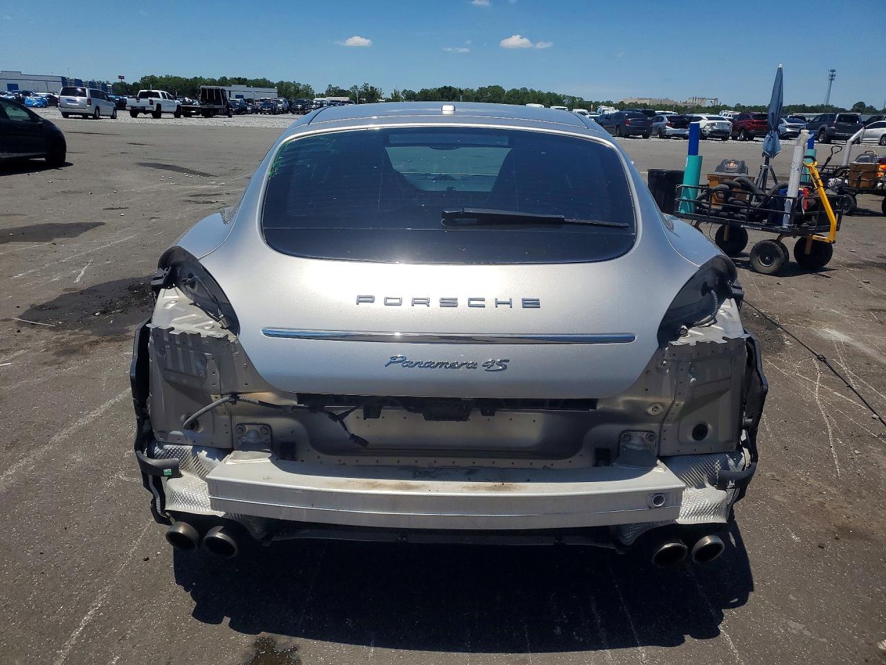 2010 Porsche Panamera S Silver vin: WP0AB2A72AL063025
