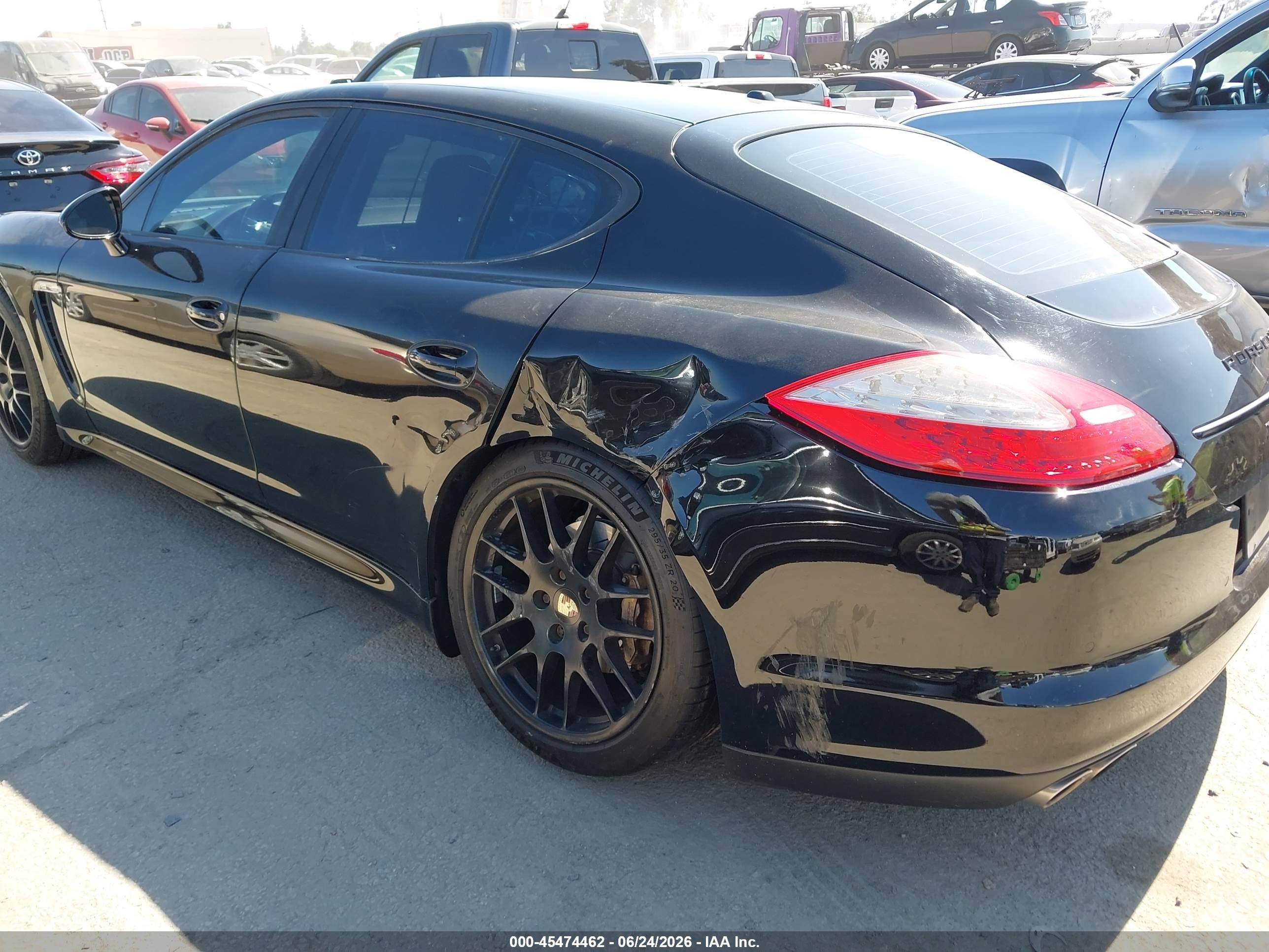 2011 Porsche Panamera 4s Black vin: WP0AB2A73BL061141