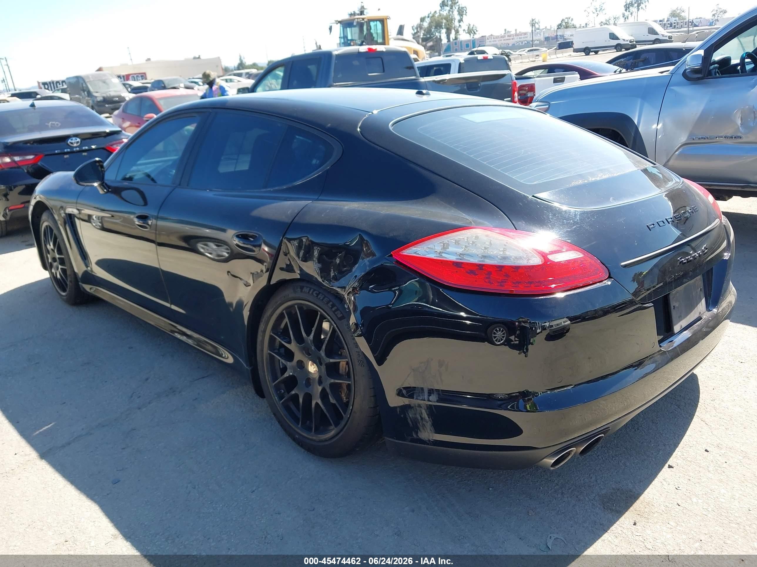 2011 Porsche Panamera 4s Black vin: WP0AB2A73BL061141