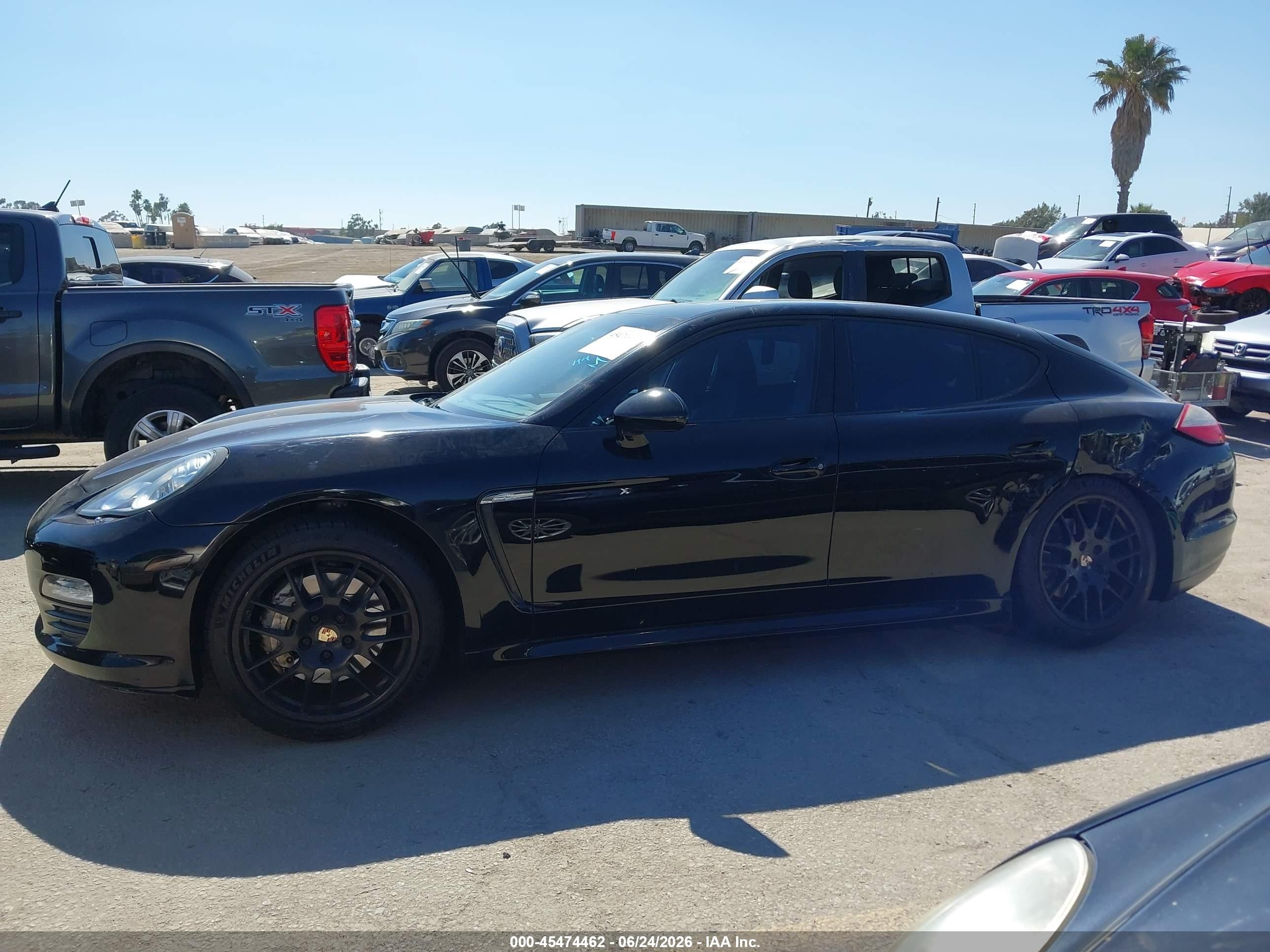 2011 Porsche Panamera 4s Black vin: WP0AB2A73BL061141