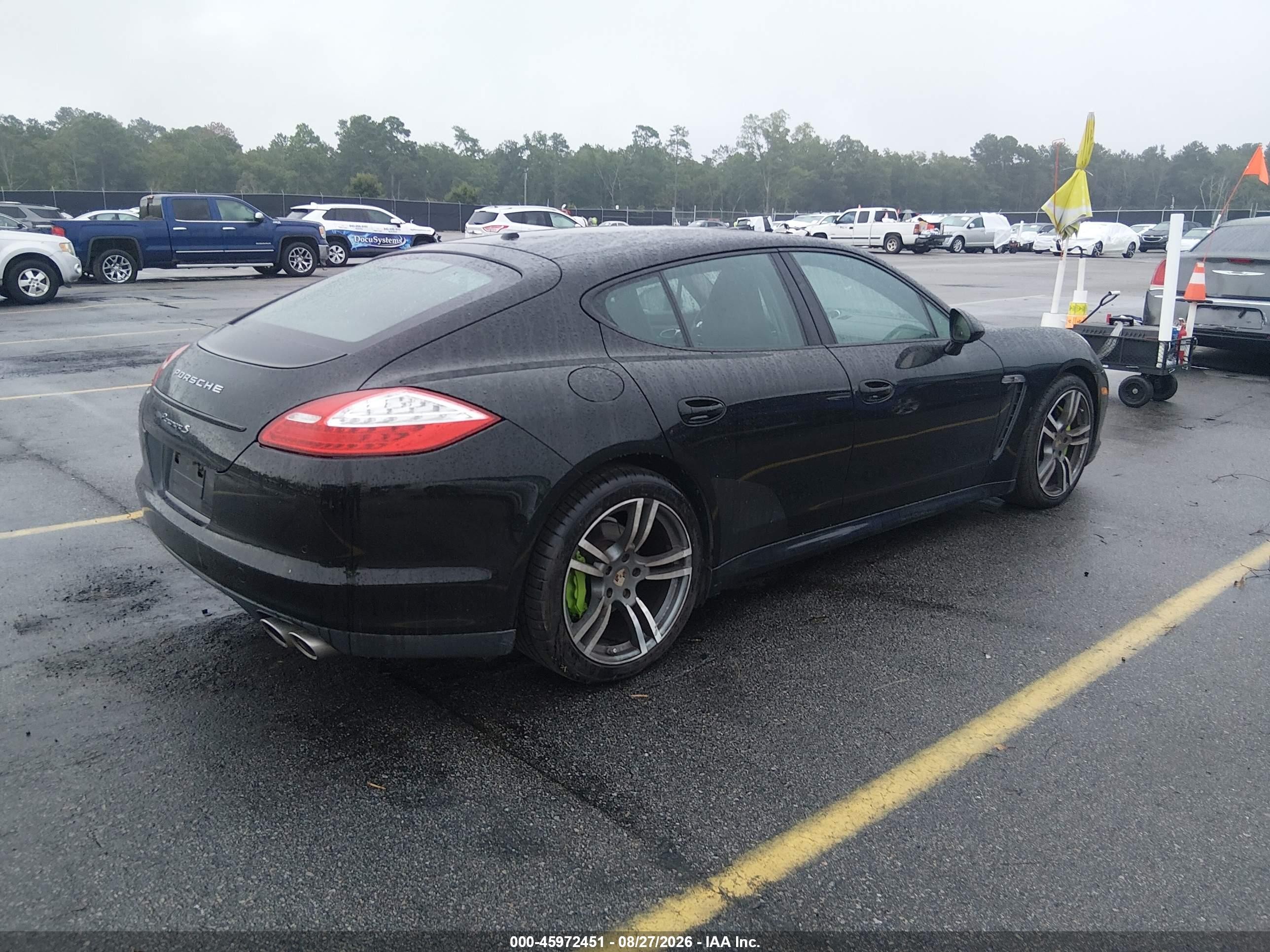 2011 Porsche Panamera S Black vin: WP0AB2A73BL062712