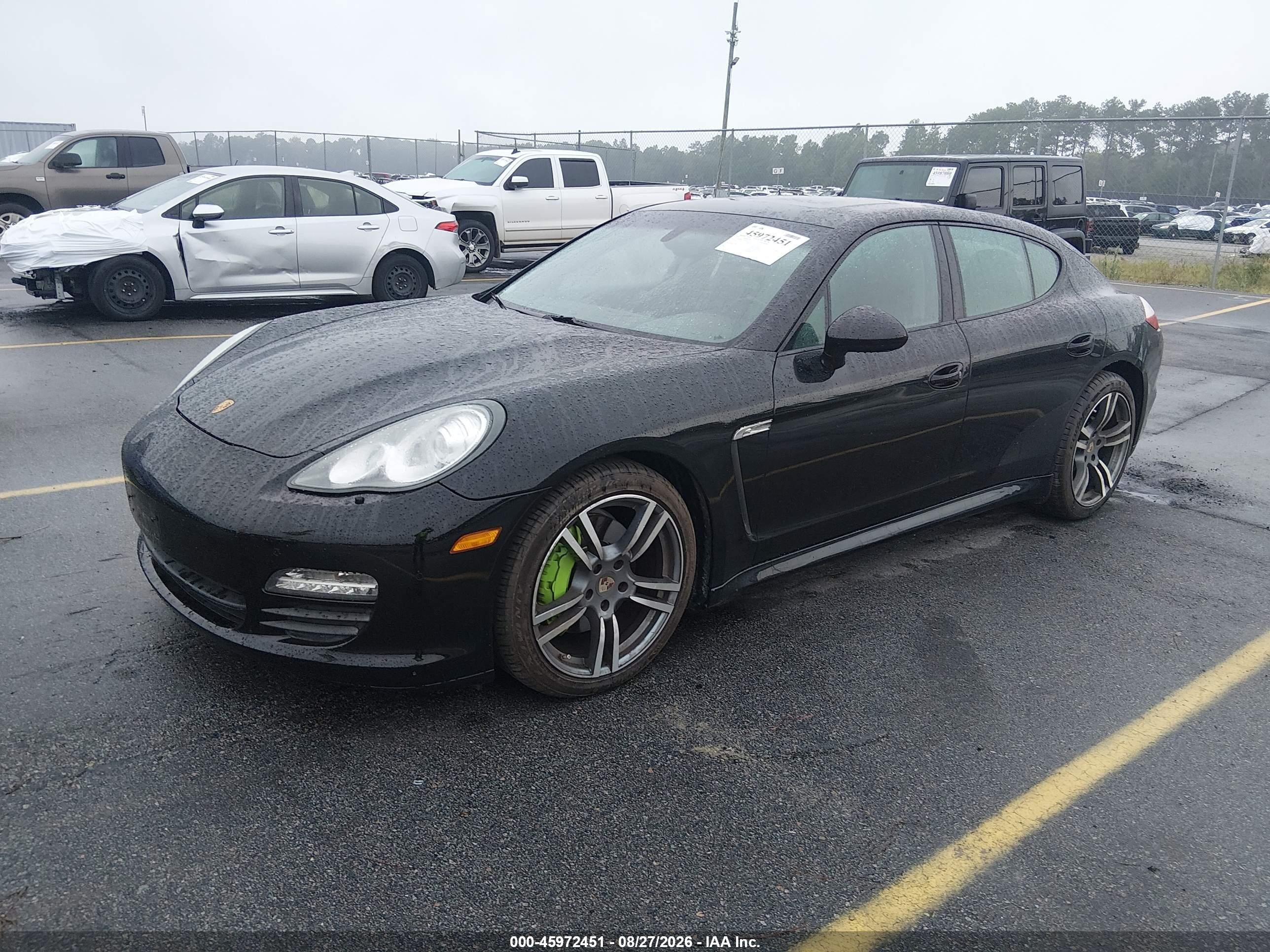 2011 Porsche Panamera S Black vin: WP0AB2A73BL062712