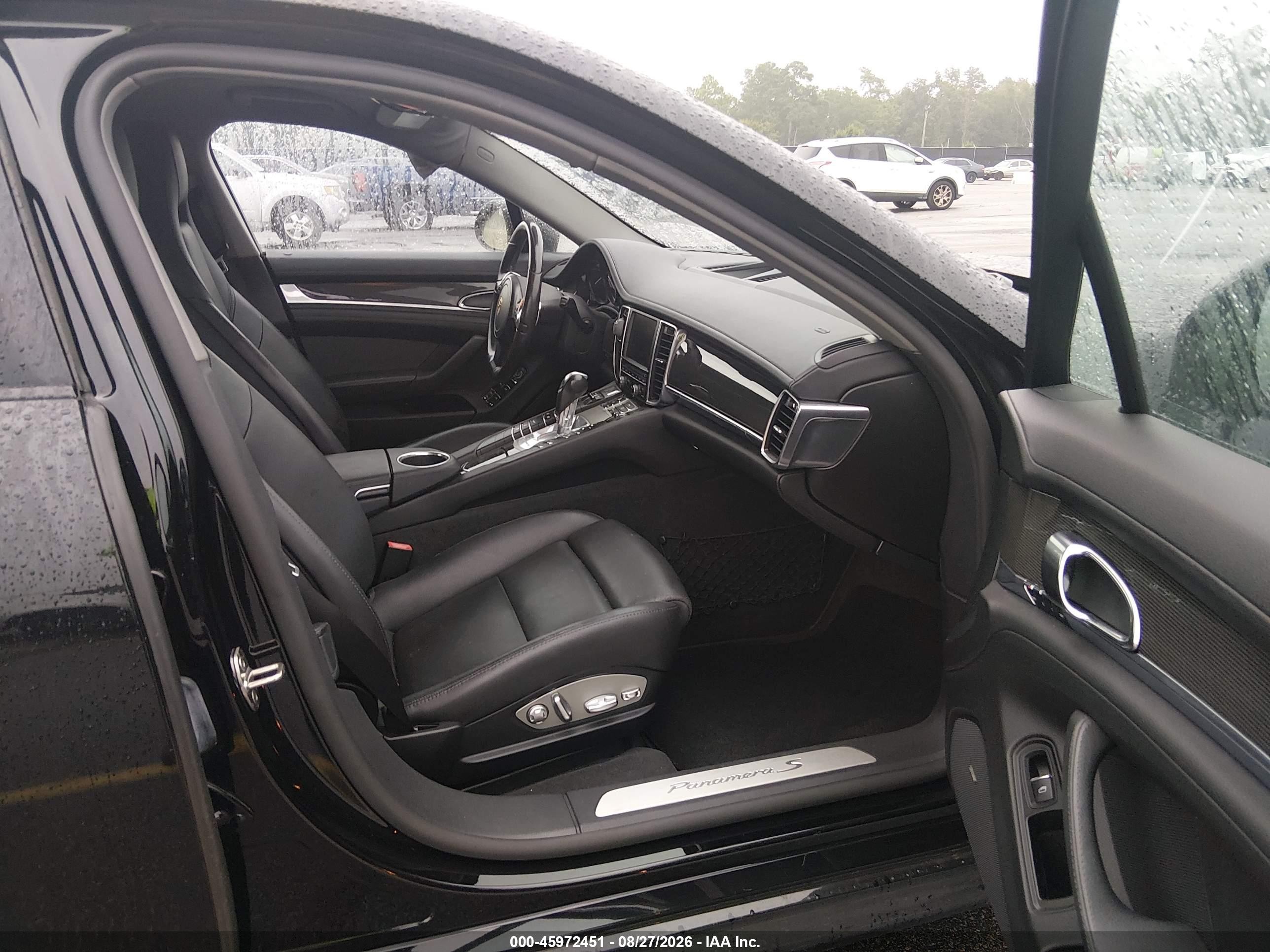 2011 Porsche Panamera S Black vin: WP0AB2A73BL062712