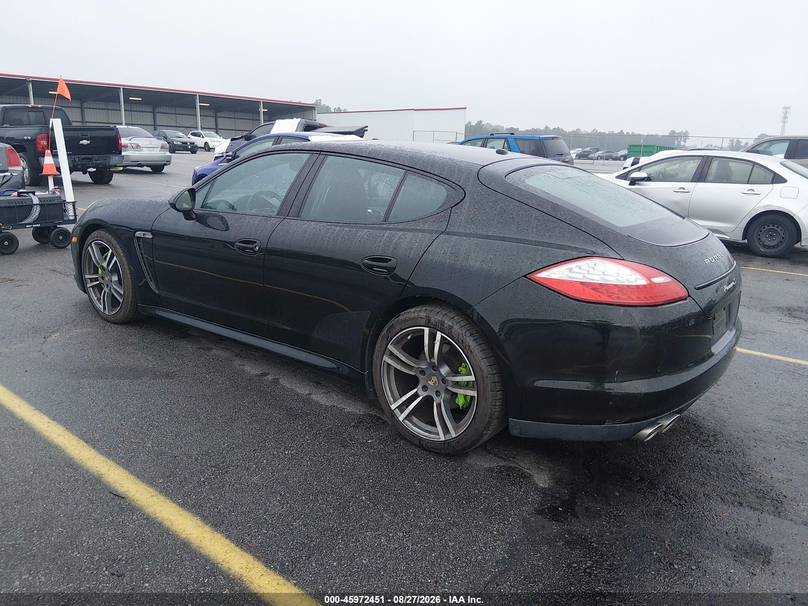 2011 Porsche Panamera S Black vin: WP0AB2A73BL062712