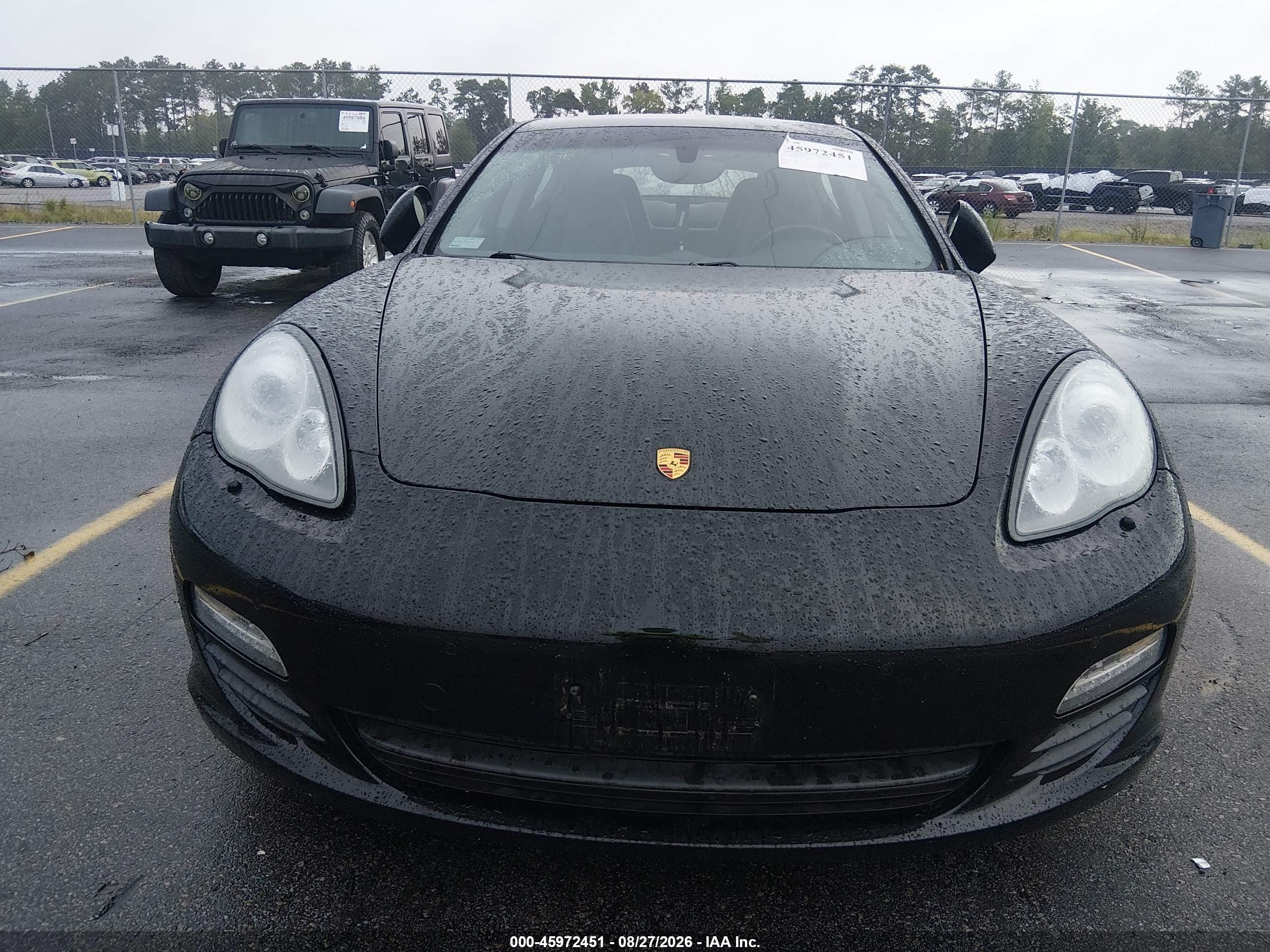 2011 Porsche Panamera S Black vin: WP0AB2A73BL062712