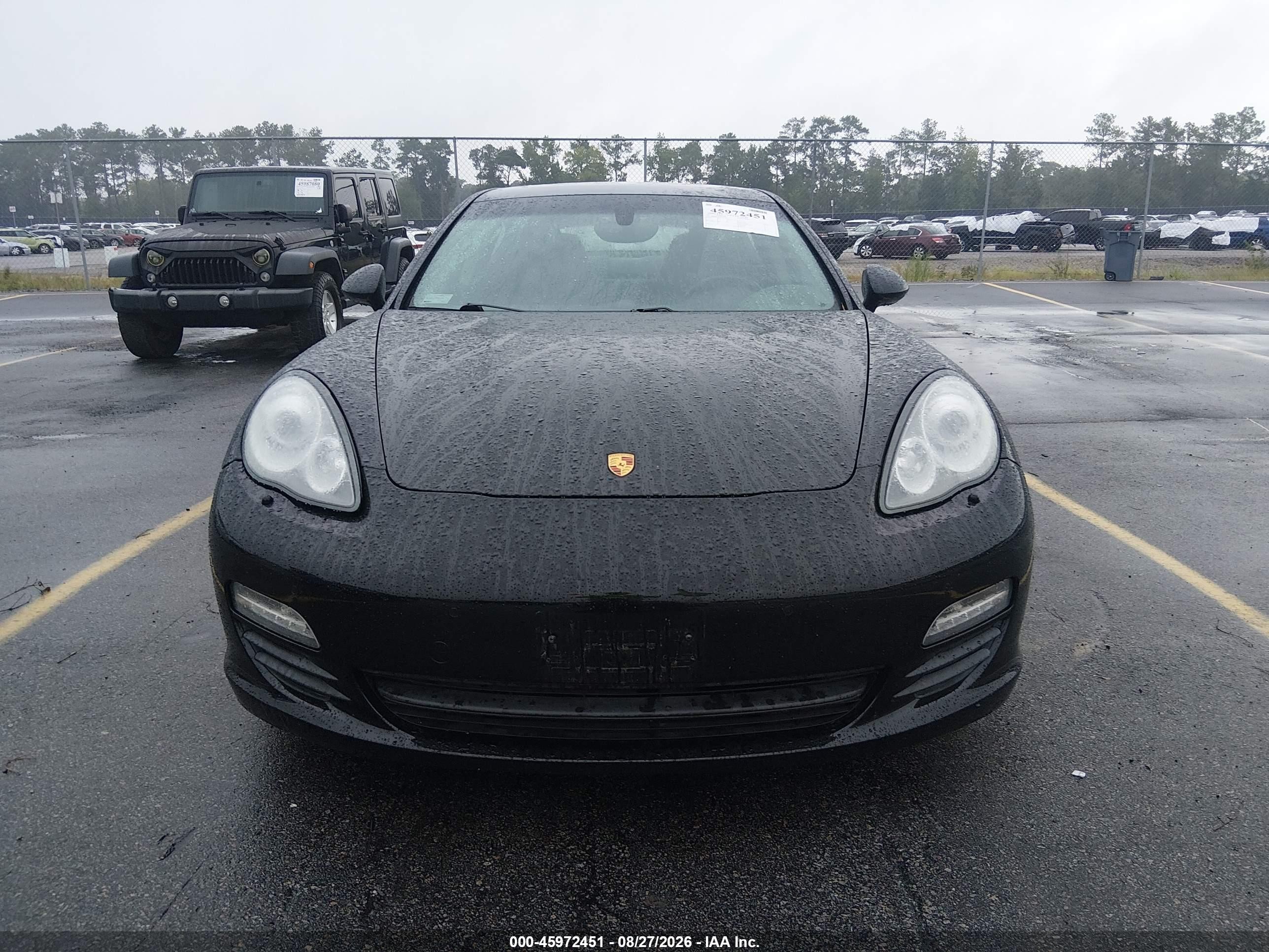 2011 Porsche Panamera S Black vin: WP0AB2A73BL062712