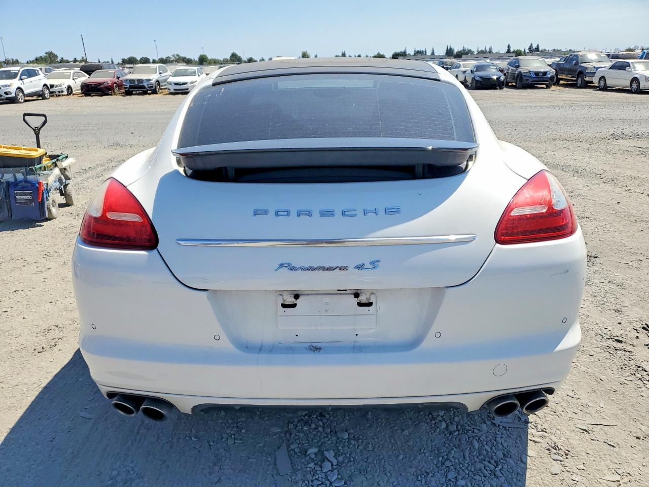 2010 Porsche Panamera S Белый vin: WP0AB2A74AL065780