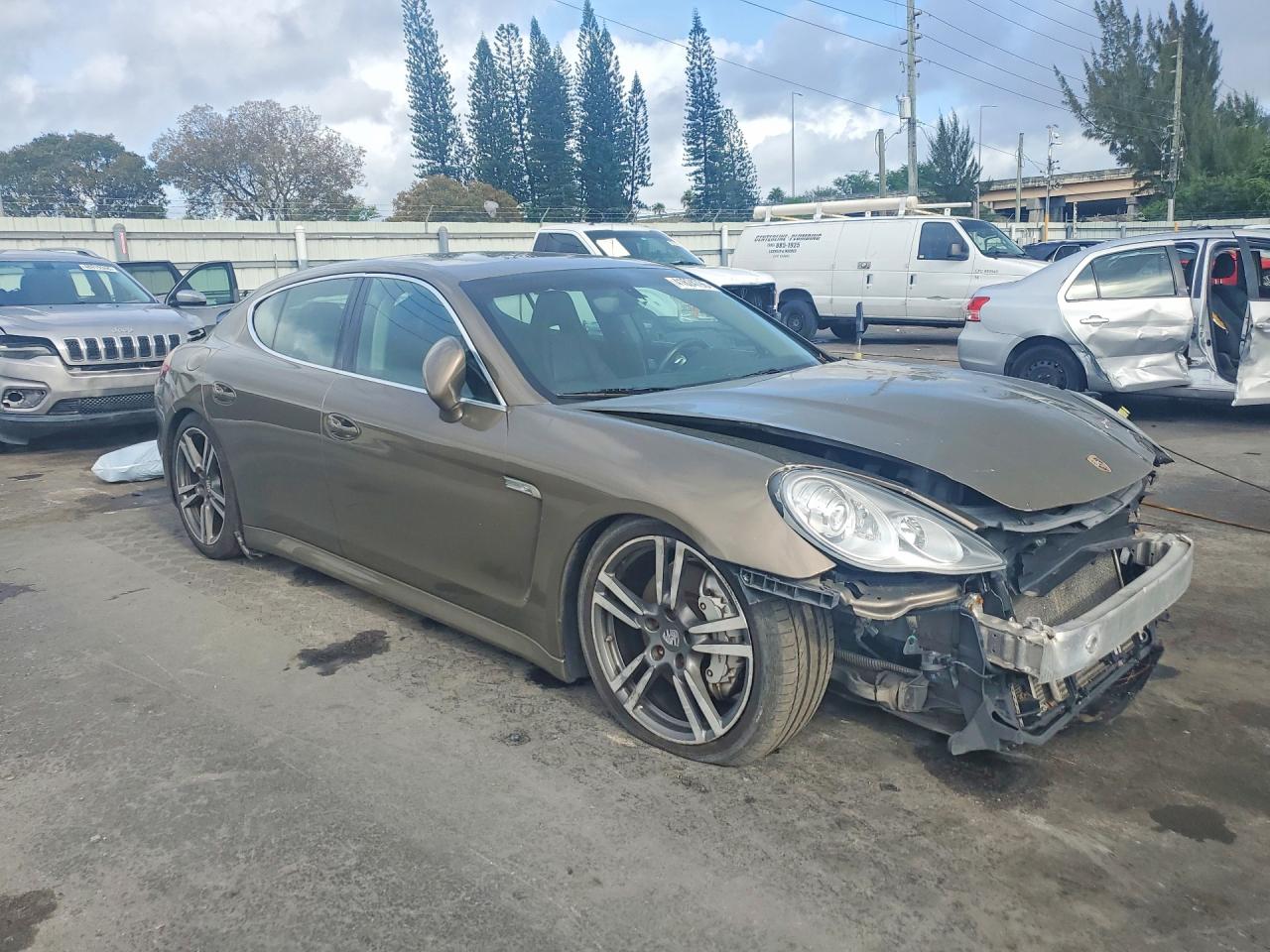 2011 Porsche Panamera S Brown vin: WP0AB2A74BL060824