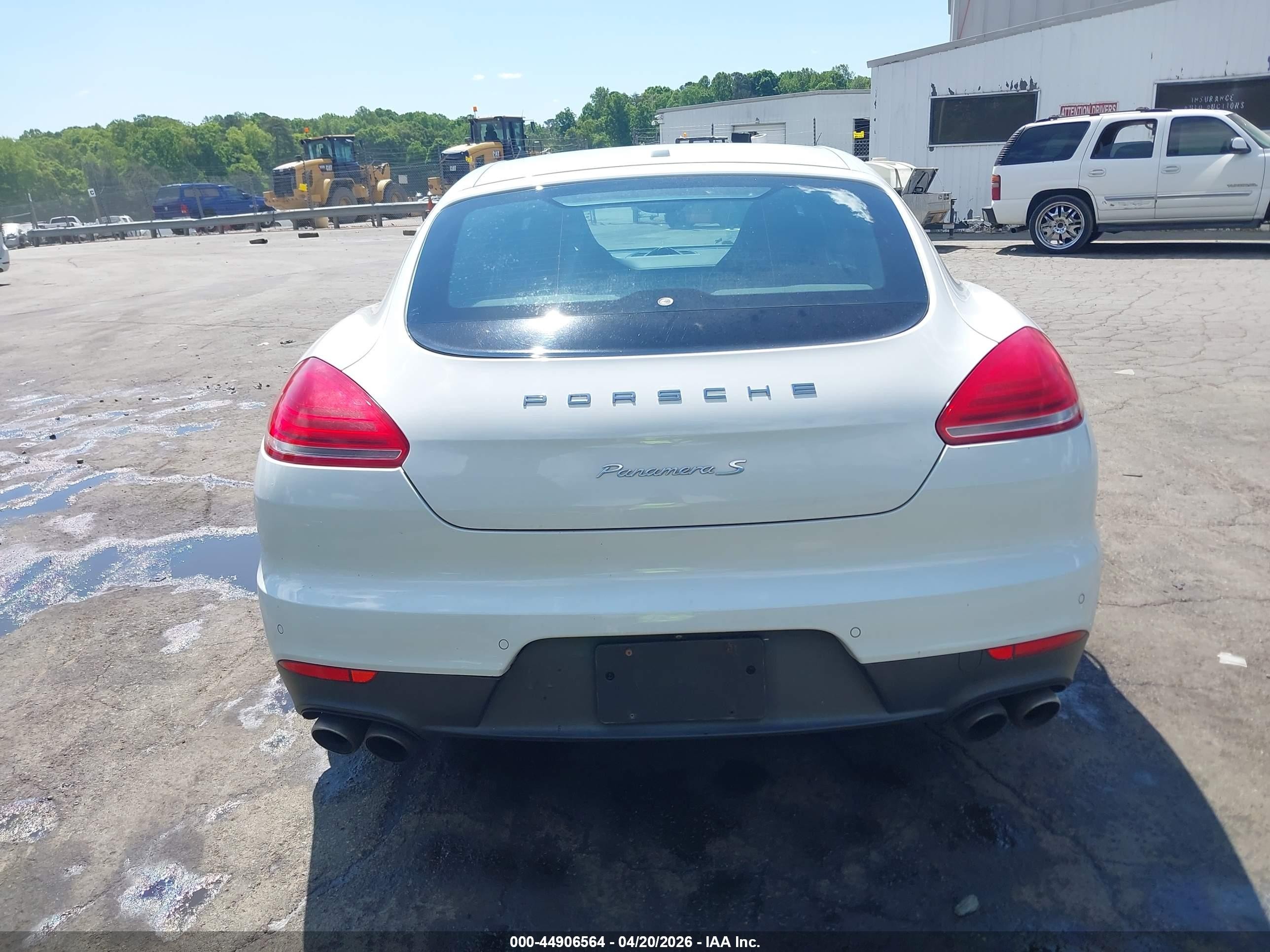 2014 Porsche Panamera S White vin: WP0AB2A74EL056308
