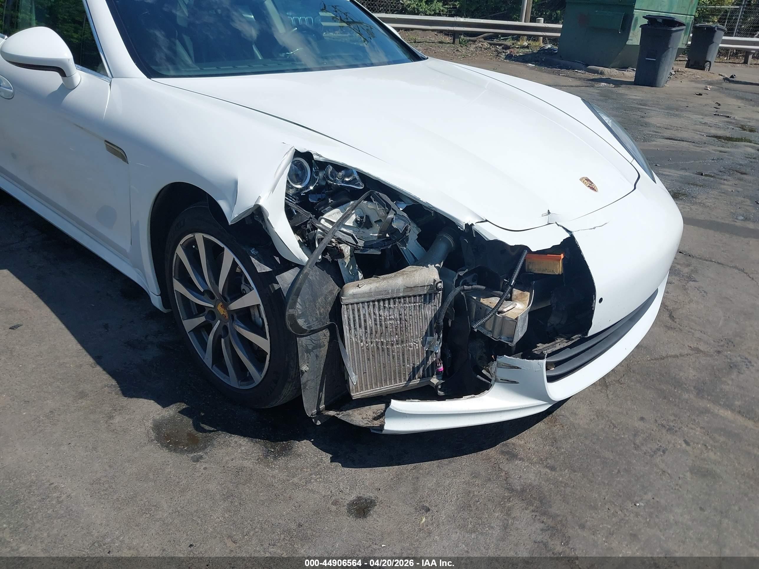2014 Porsche Panamera S White vin: WP0AB2A74EL056308