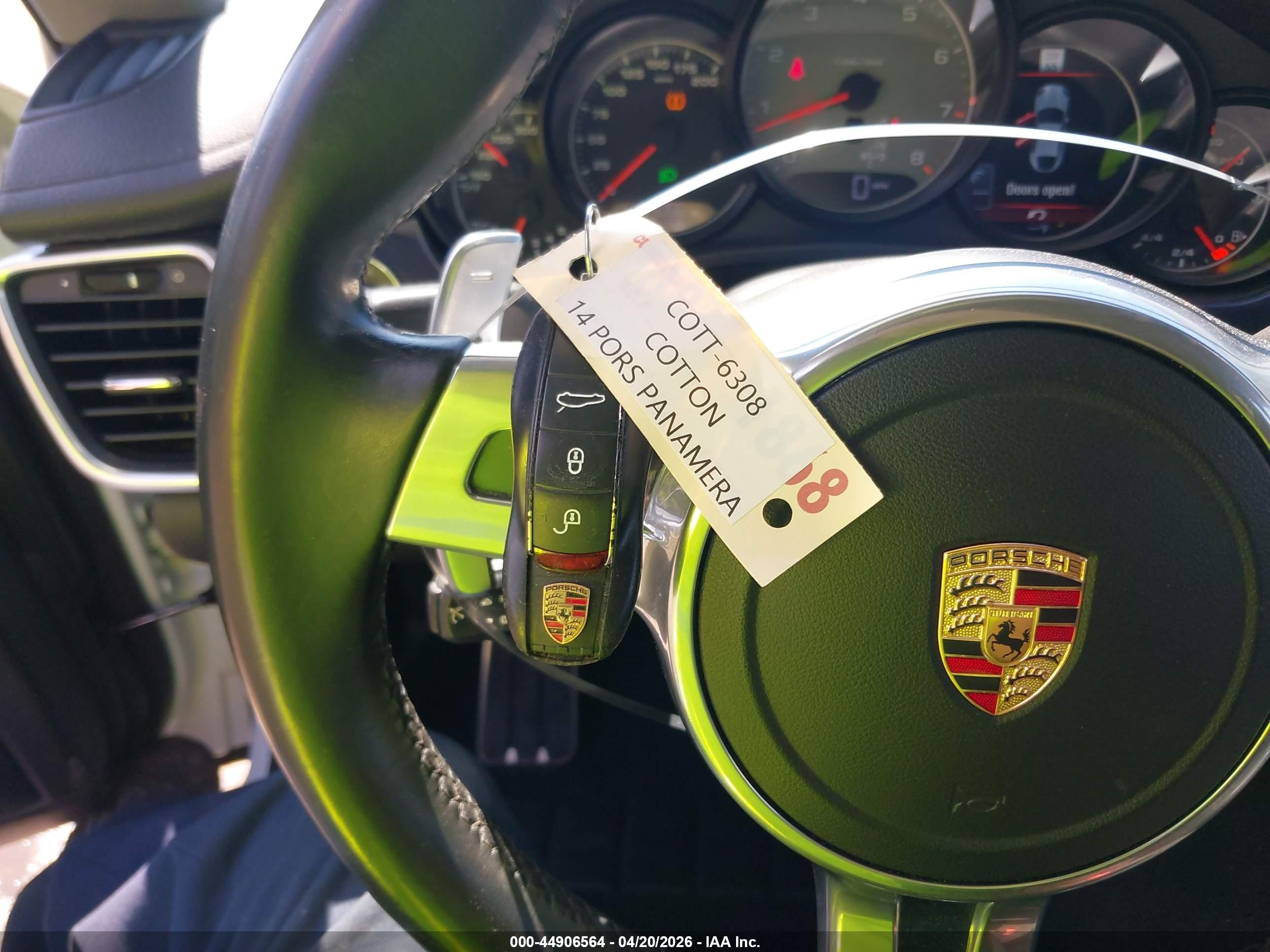 2014 Porsche Panamera S White vin: WP0AB2A74EL056308