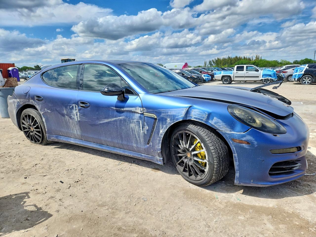 2016 Porsche Panamera S Blue vin: WP0AB2A75GL050522
