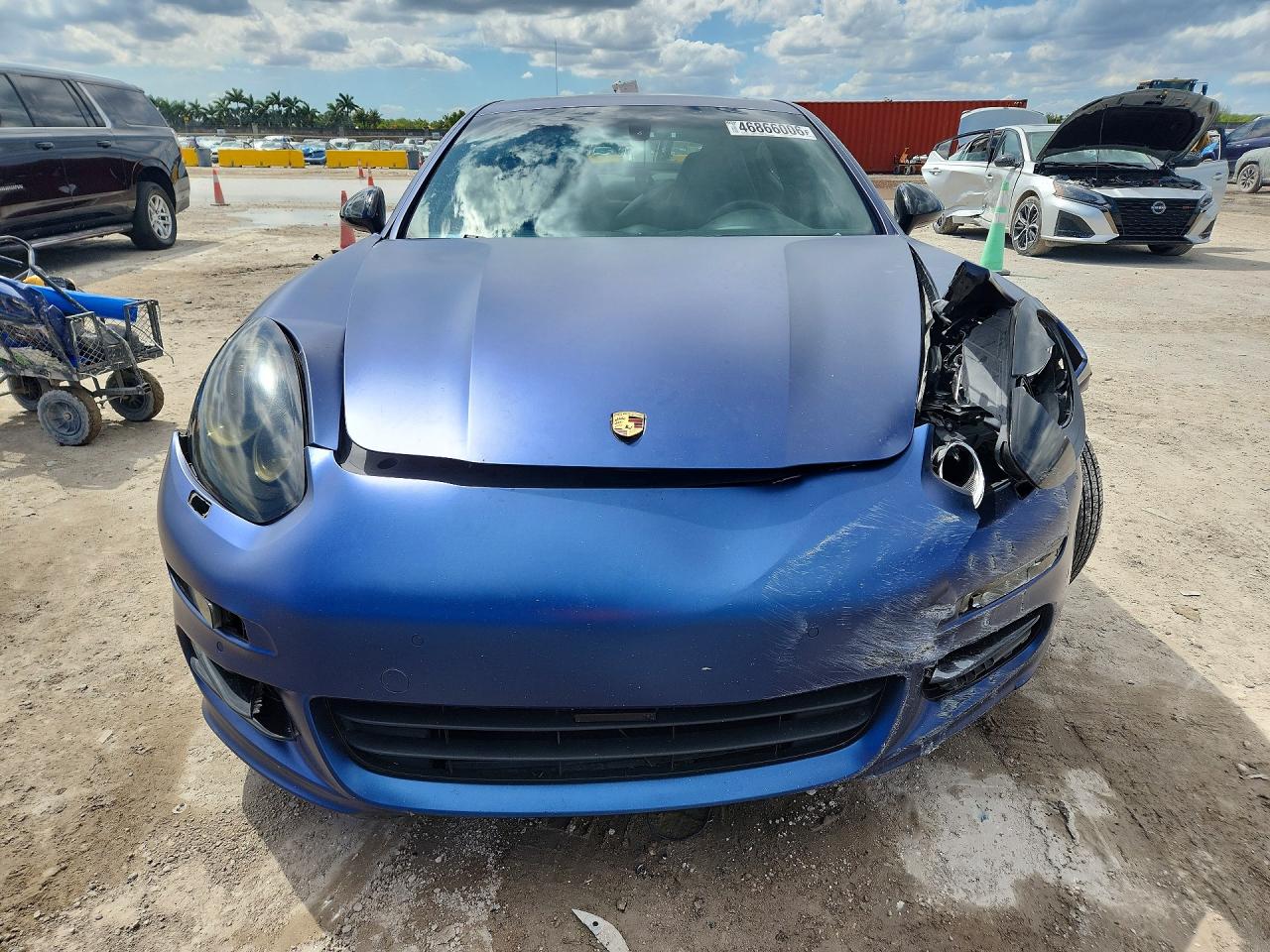 2016 Porsche Panamera S Blue vin: WP0AB2A75GL050522