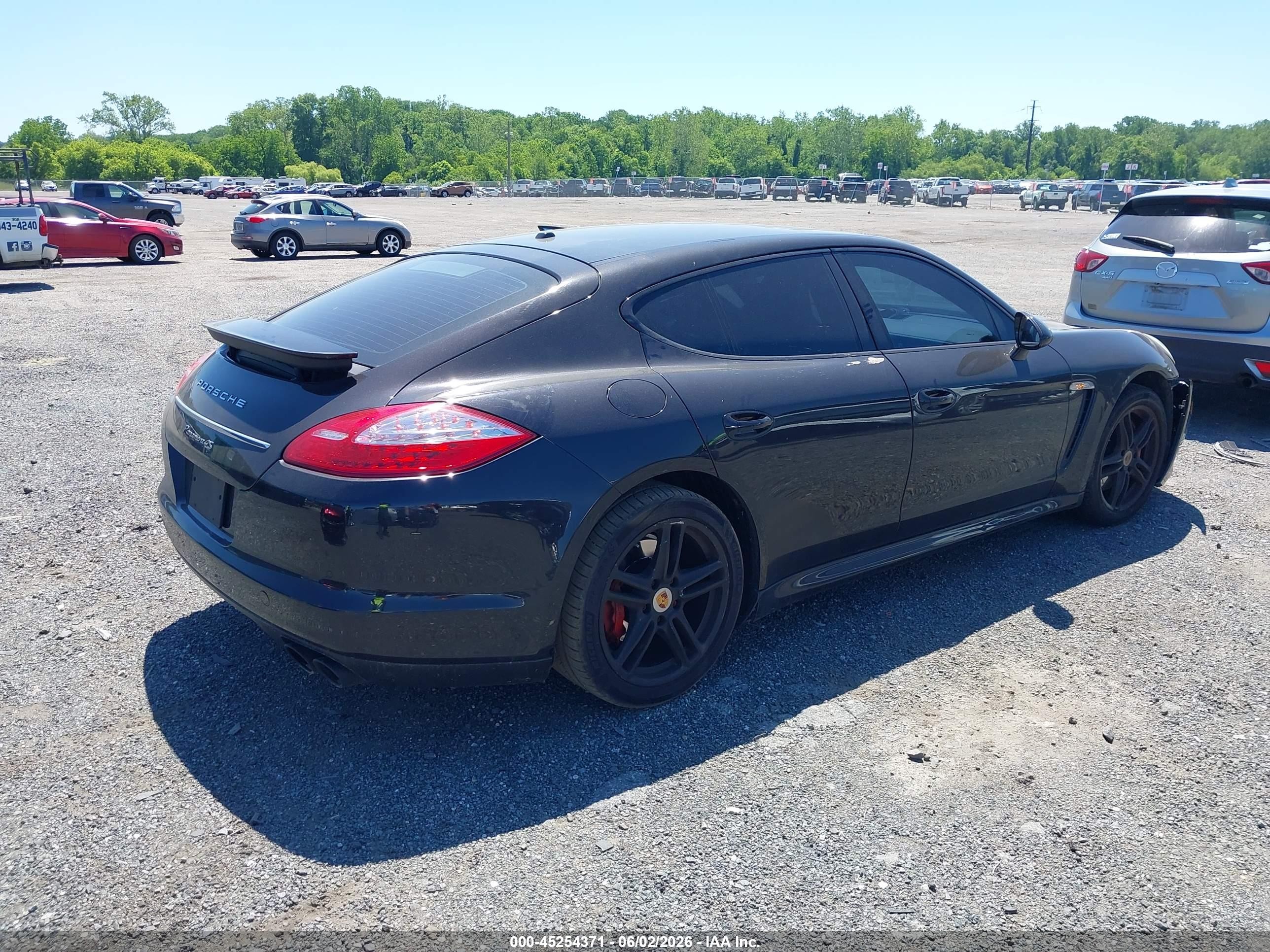 2010 Porsche Panamera 4s/s Black vin: WP0AB2A76AL063092
