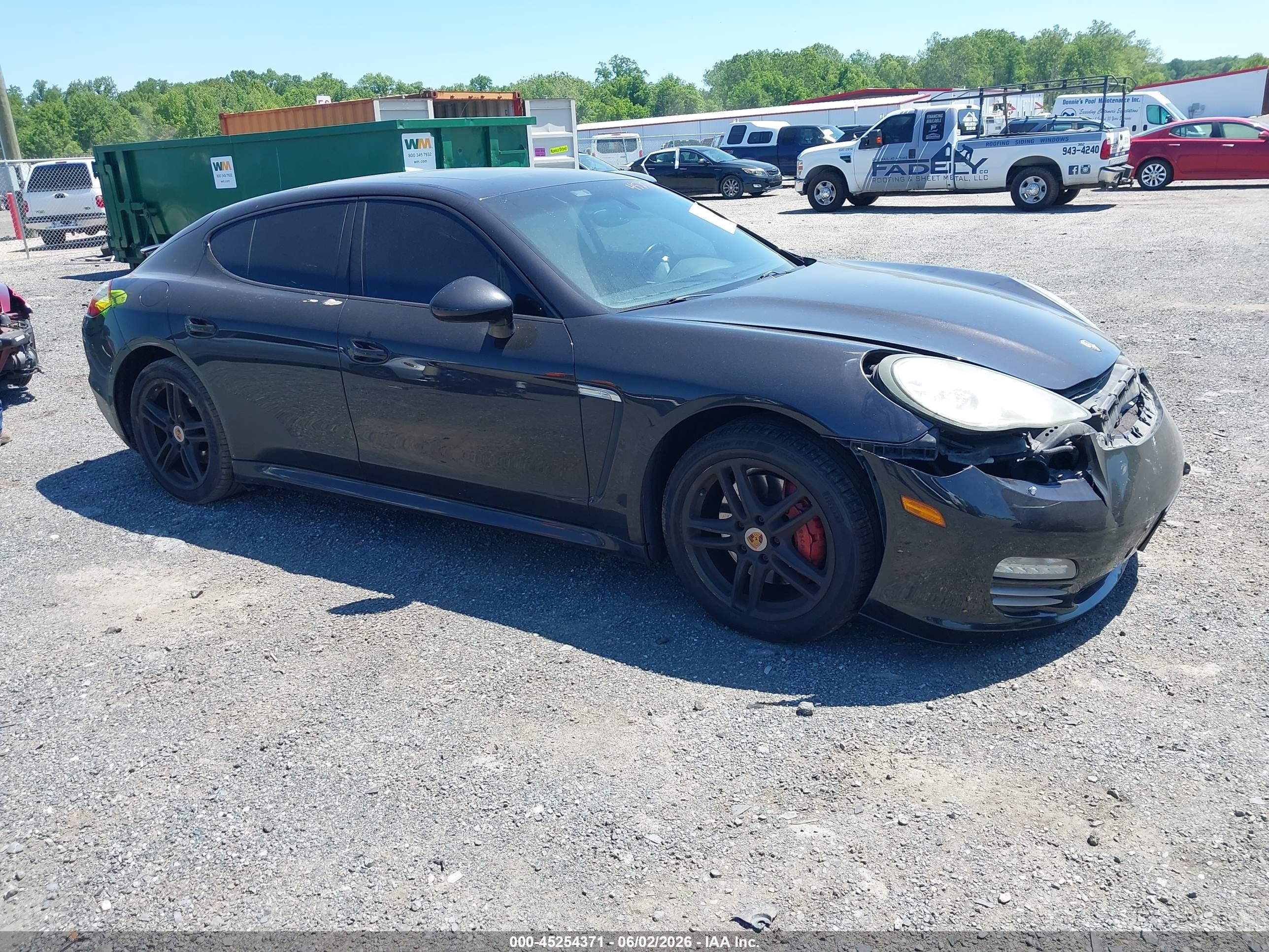 2010 Porsche Panamera 4s/s Black vin: WP0AB2A76AL063092