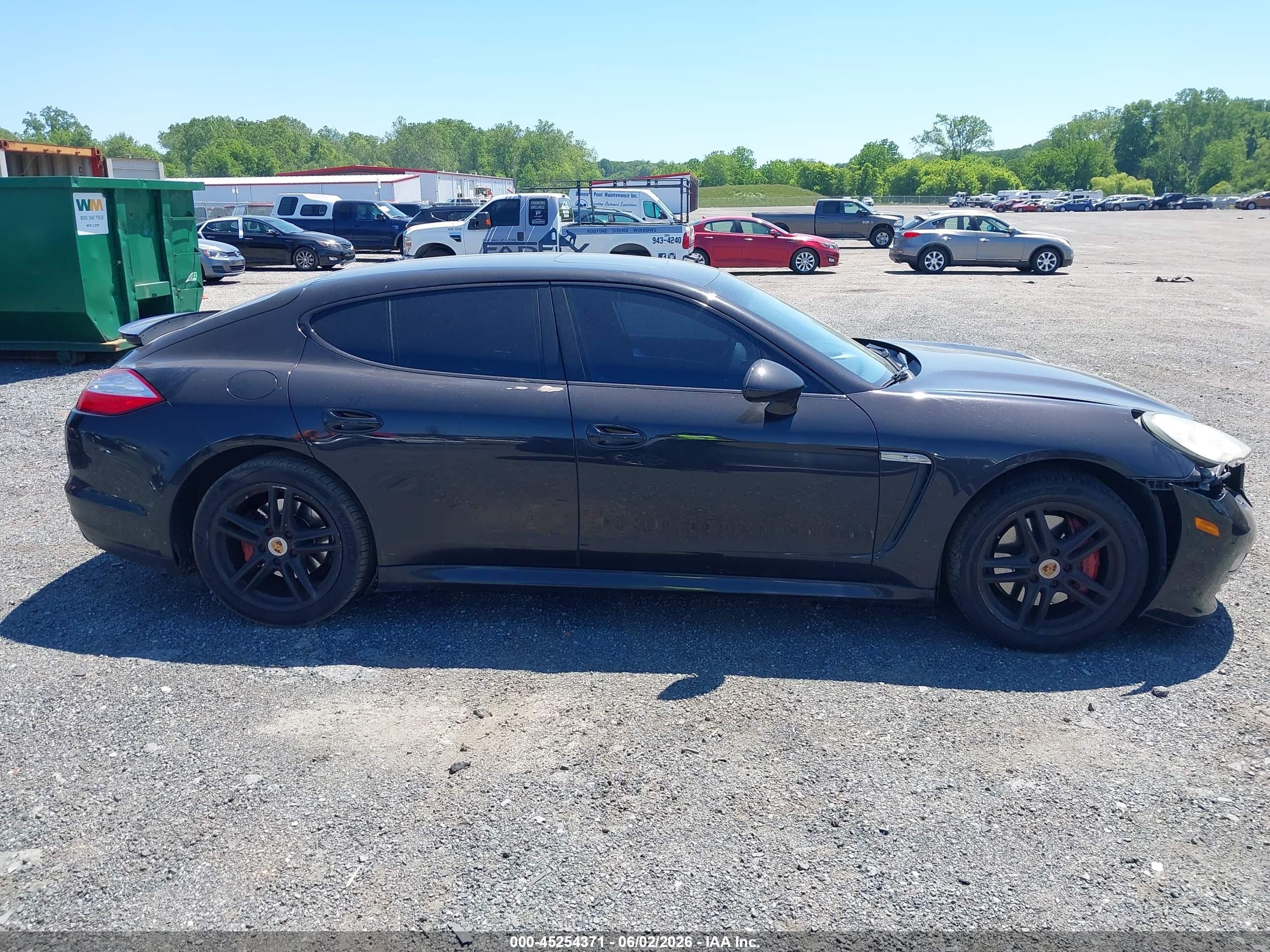2010 Porsche Panamera 4s/s Black vin: WP0AB2A76AL063092