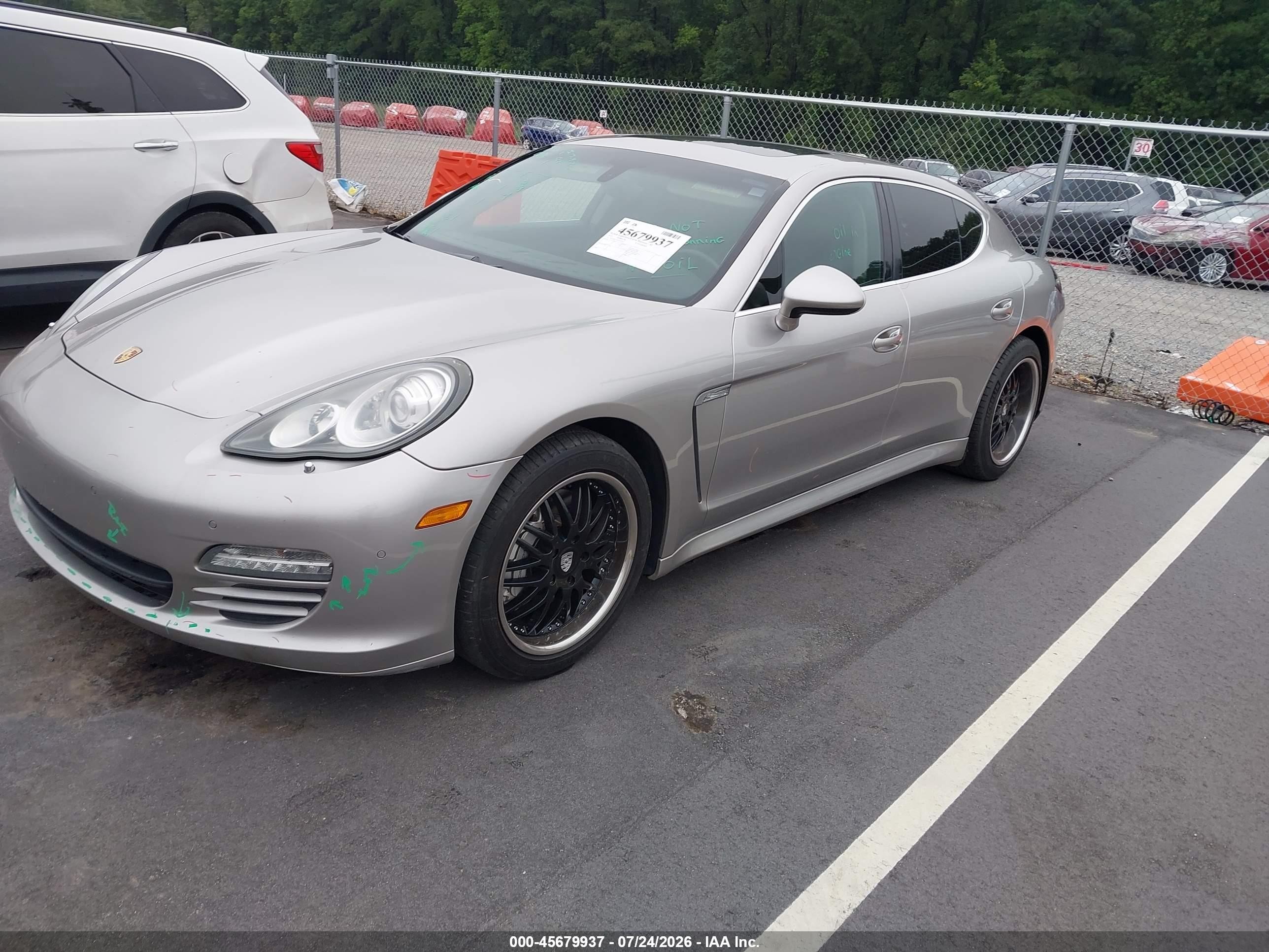 2010 Porsche Panamera 4s Gray vin: WP0AB2A76AL063433