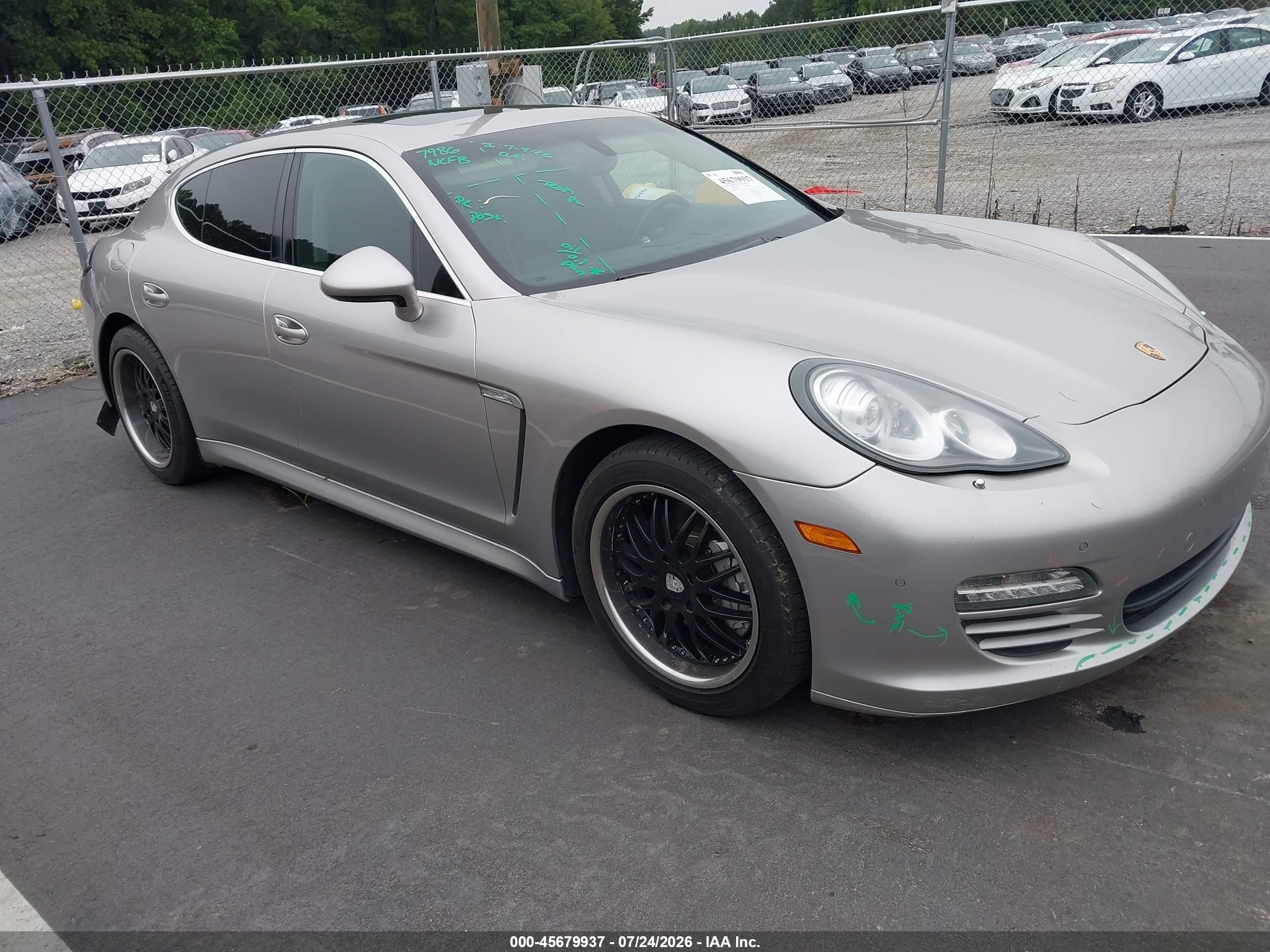 2010 Porsche Panamera 4s Gray vin: WP0AB2A76AL063433