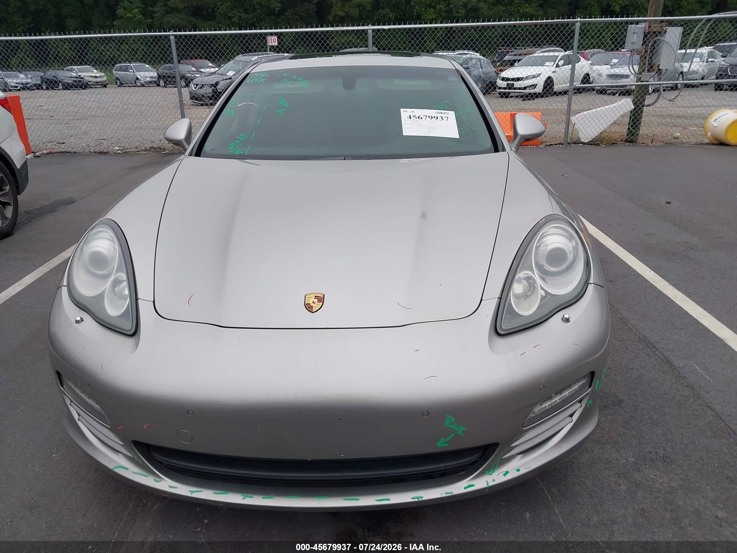 2010 Porsche Panamera 4s Gray vin: WP0AB2A76AL063433