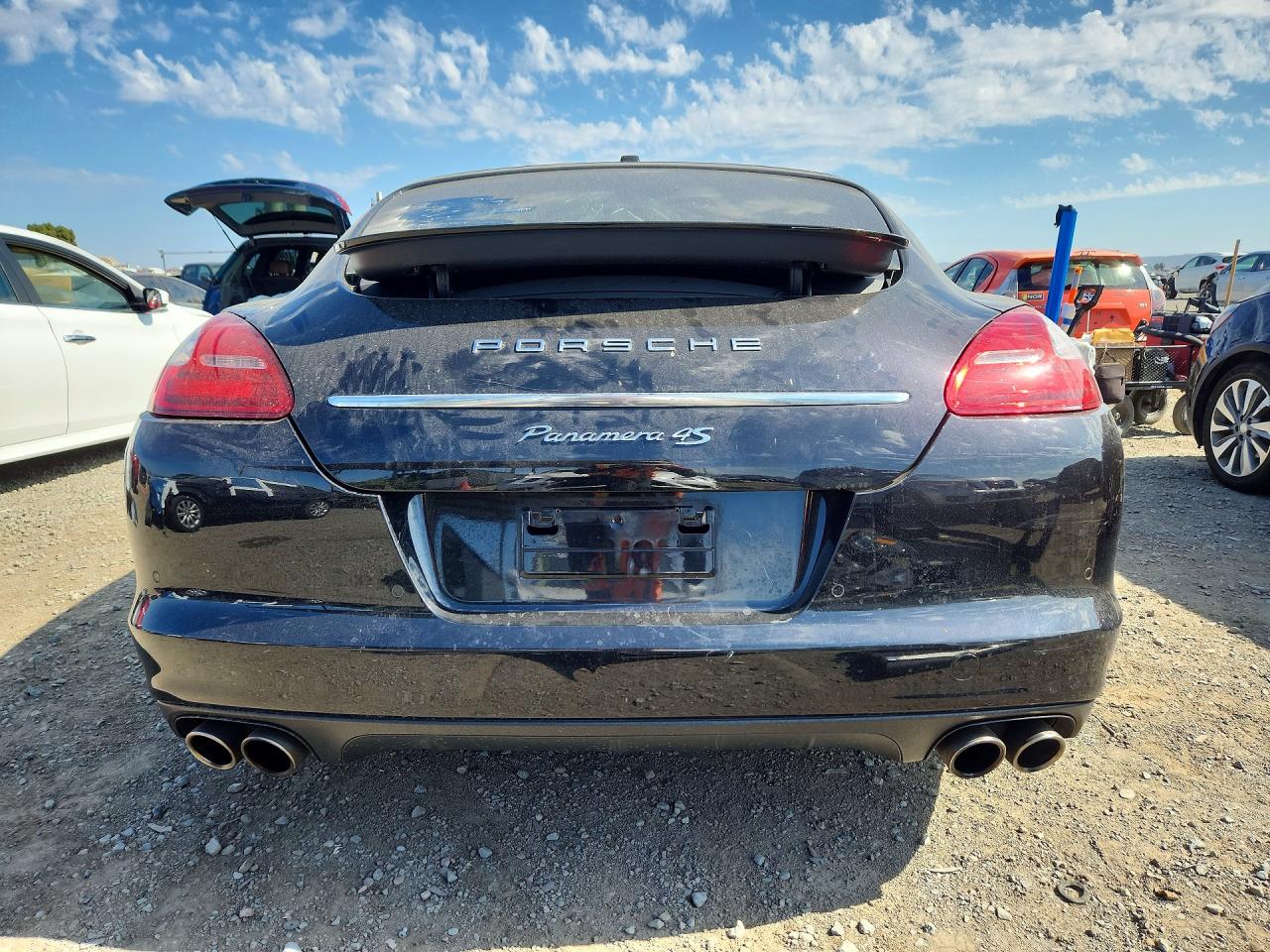2011 Porsche Panamera S Black vin: WP0AB2A77BL060753