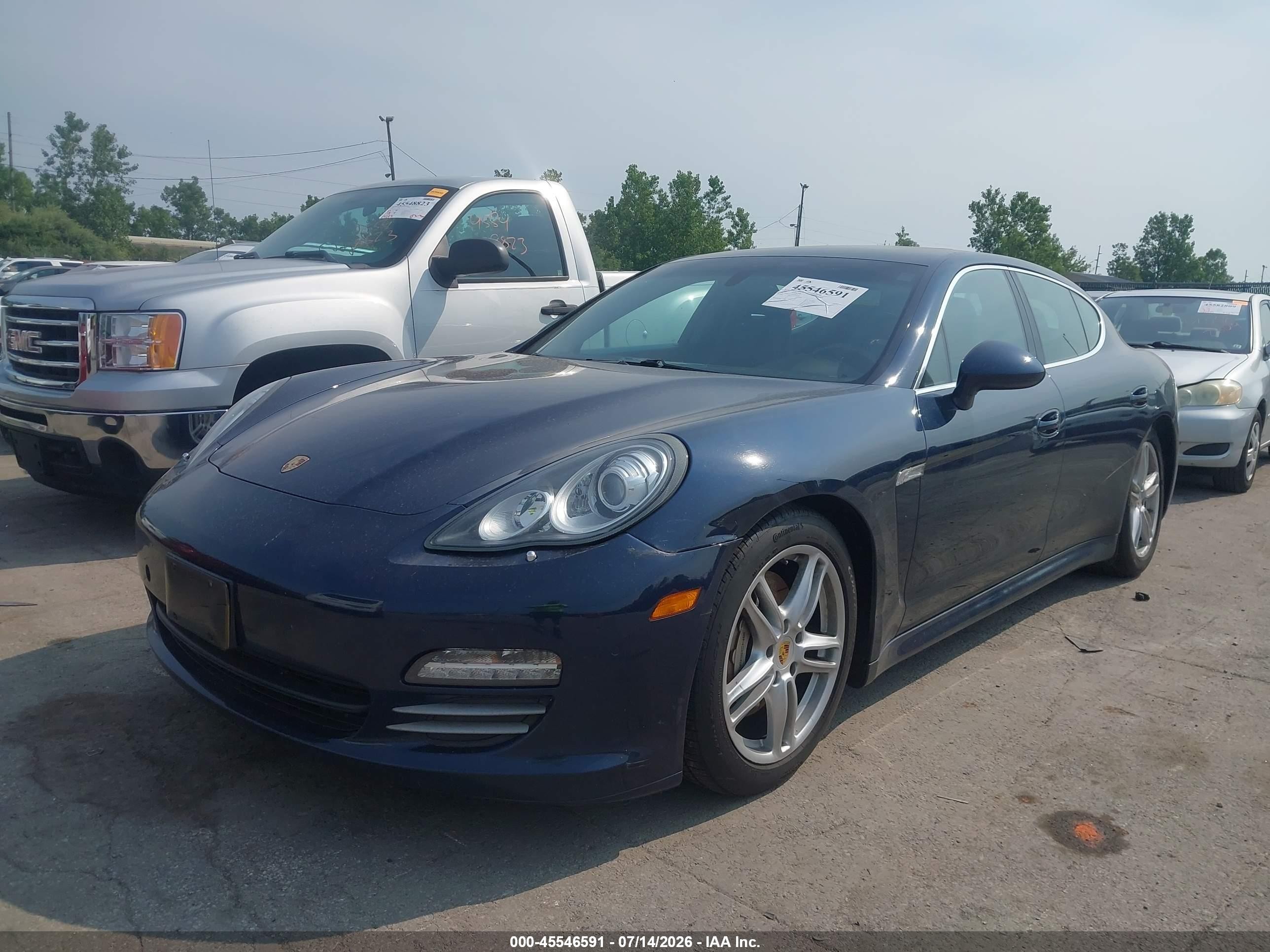 2010 Porsche Panamera 4s Dark Blue vin: WP0AB2A78AL065135