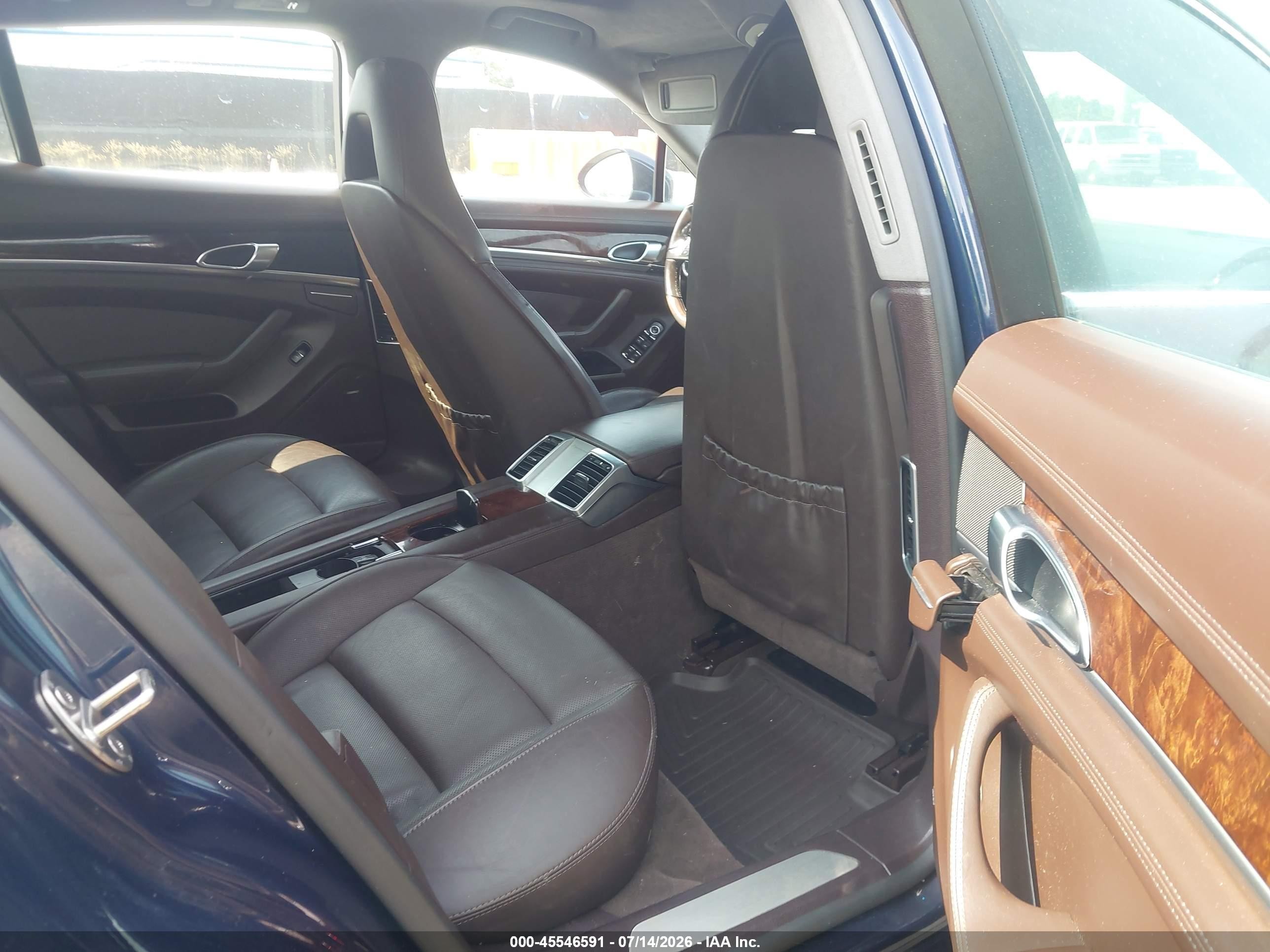 2010 Porsche Panamera 4s Dark Blue vin: WP0AB2A78AL065135