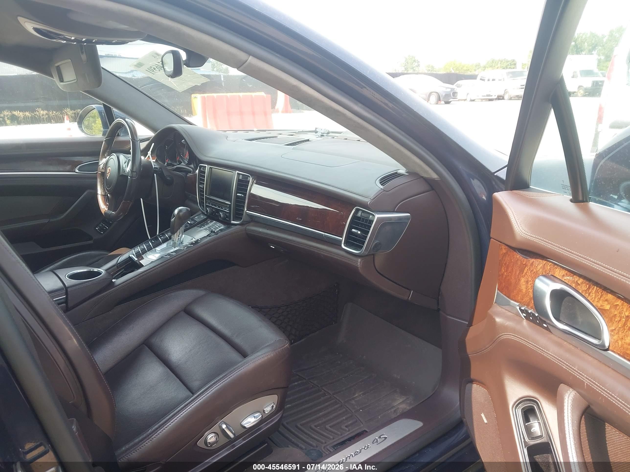 2010 Porsche Panamera 4s Dark Blue vin: WP0AB2A78AL065135