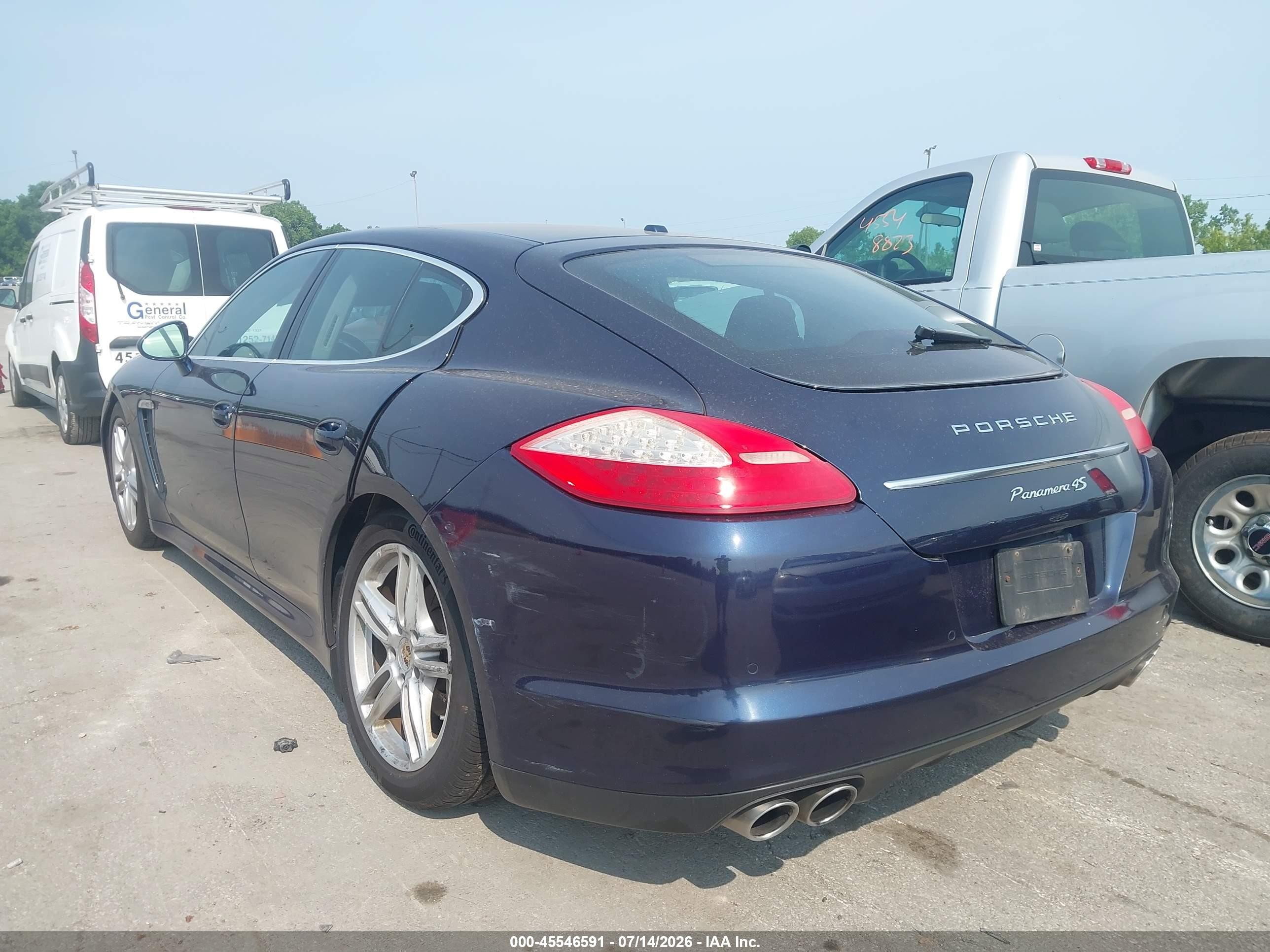 2010 Porsche Panamera 4s Dark Blue vin: WP0AB2A78AL065135