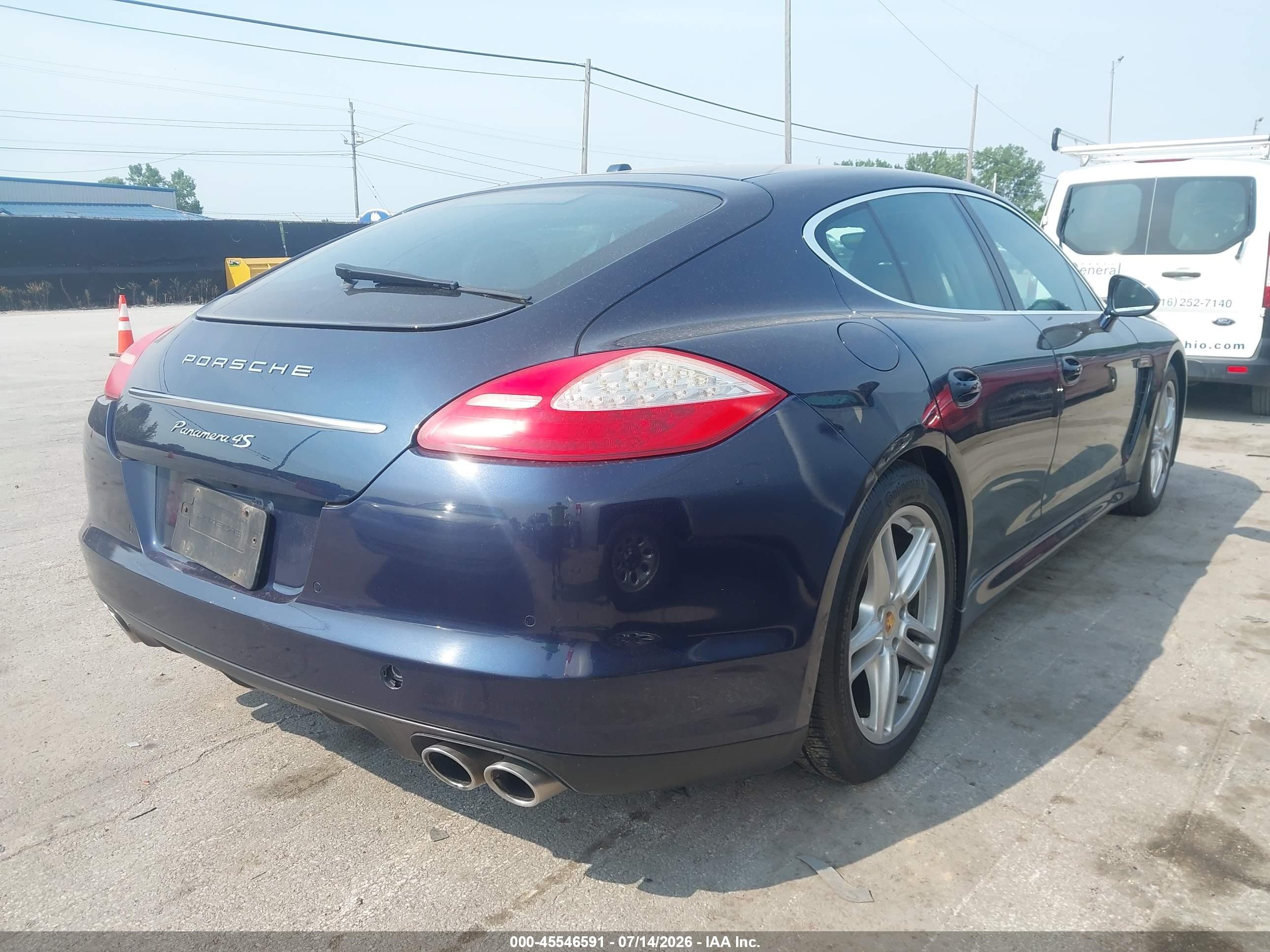 2010 Porsche Panamera 4s Dark Blue vin: WP0AB2A78AL065135
