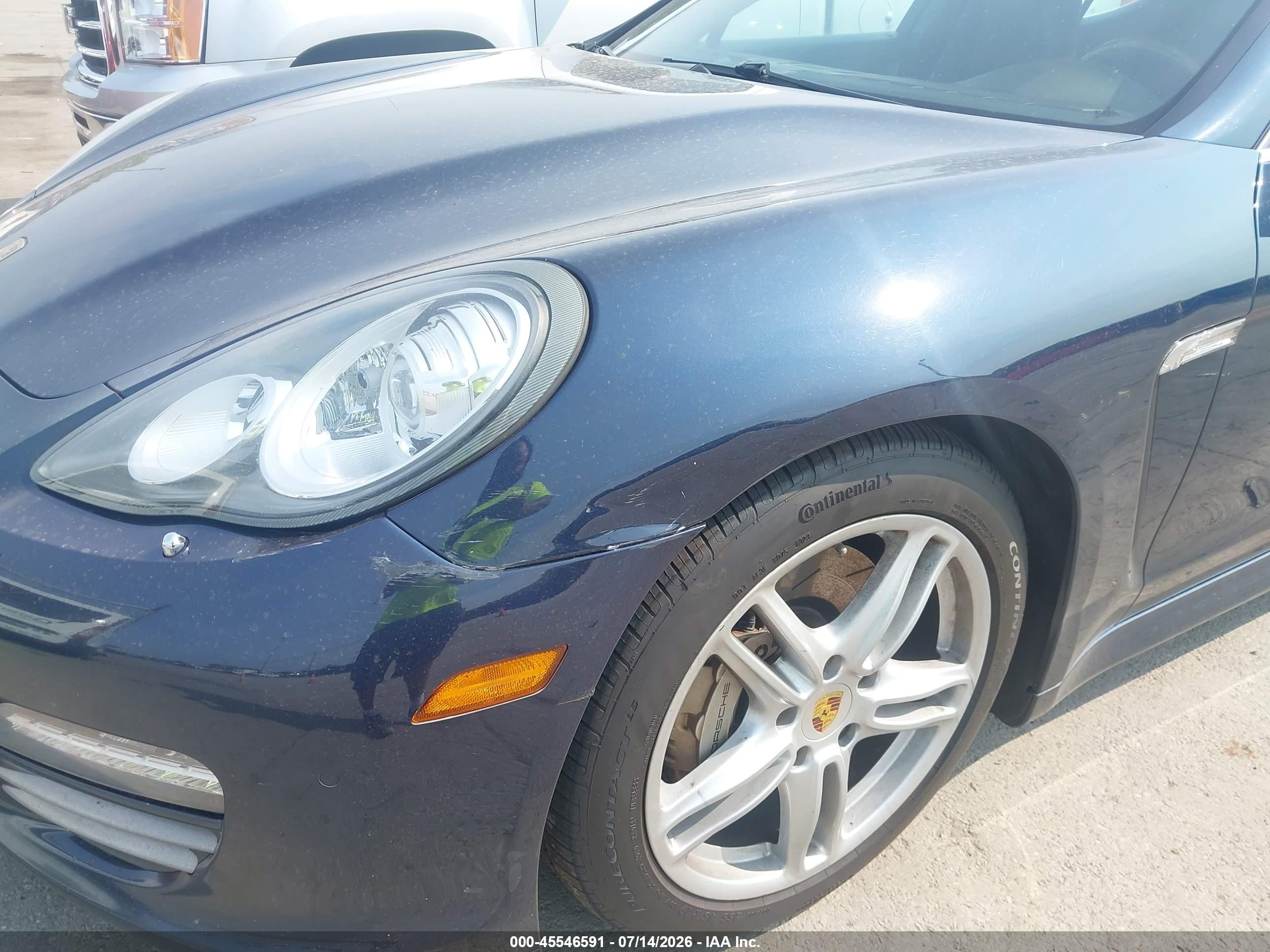 2010 Porsche Panamera 4s Dark Blue vin: WP0AB2A78AL065135