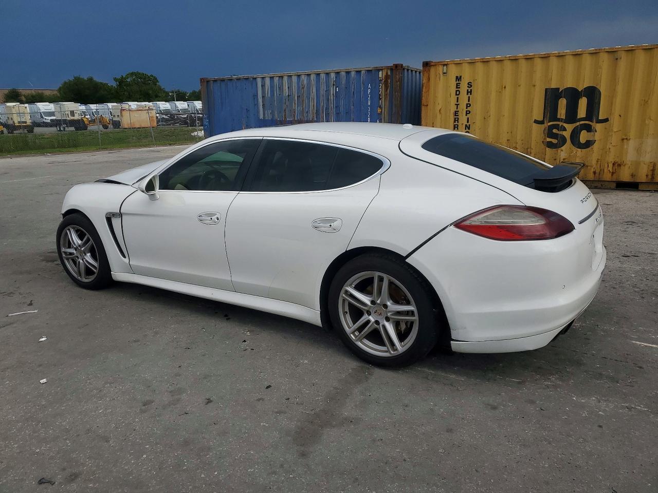 2011 Porsche Panamera S White vin: WP0AB2A78BL060874